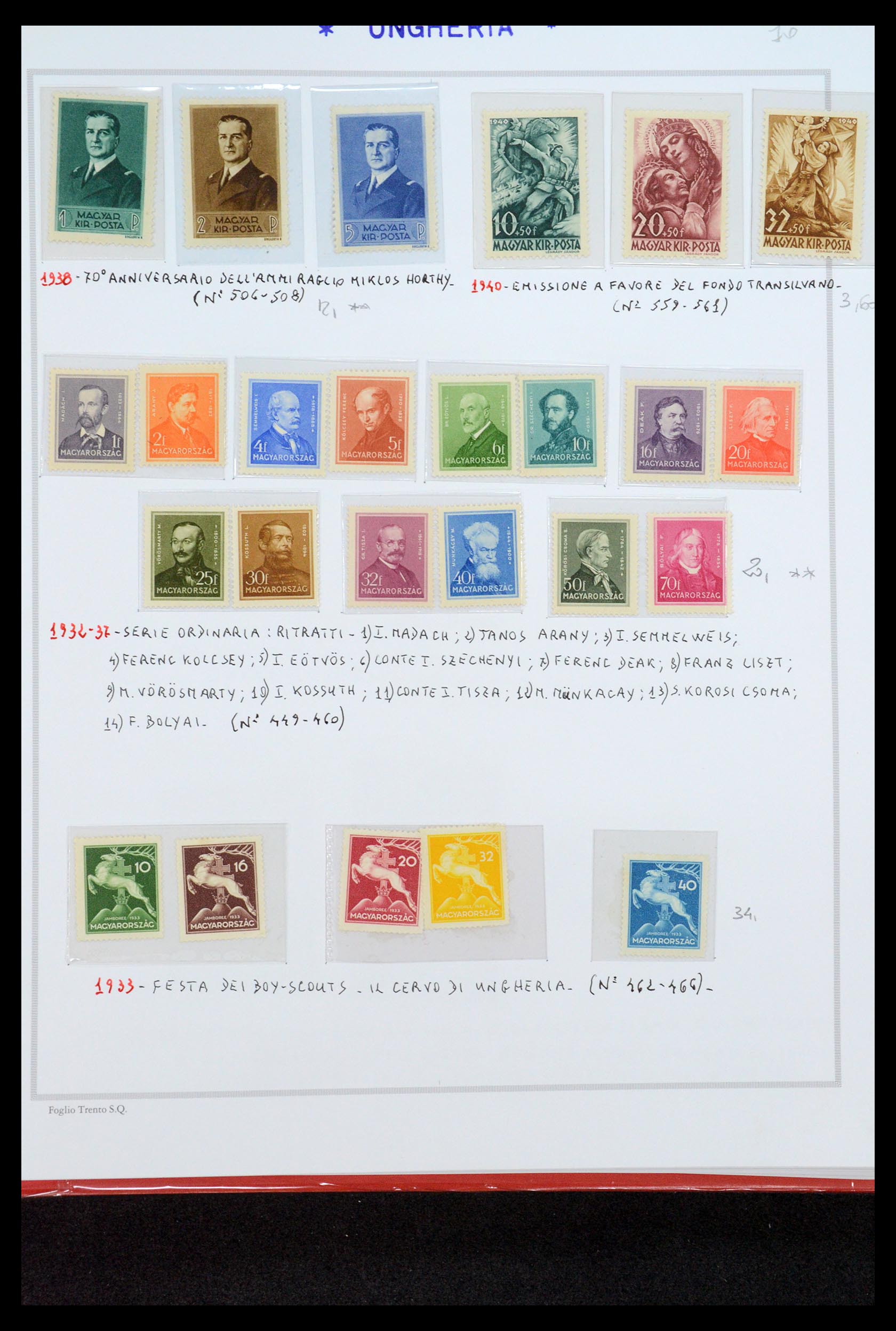 35091 033 - Postzegelverzameling 35091 Hongarije 1913-2012.