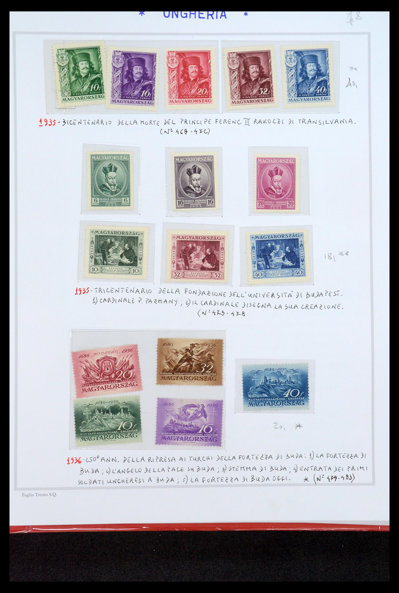 35091 034 - Postzegelverzameling 35091 Hongarije 1913-2012.