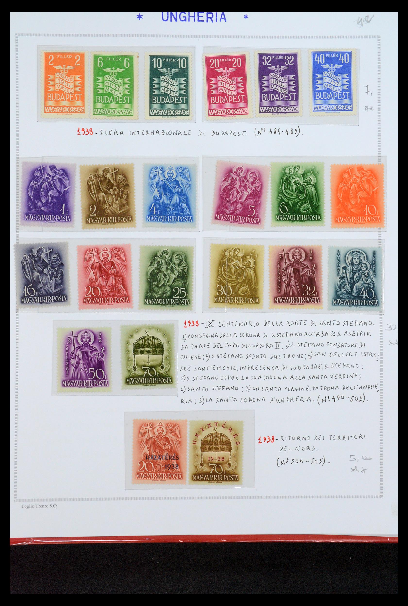 35091 035 - Stamp Collection 35091 Hungary 1913-2012.