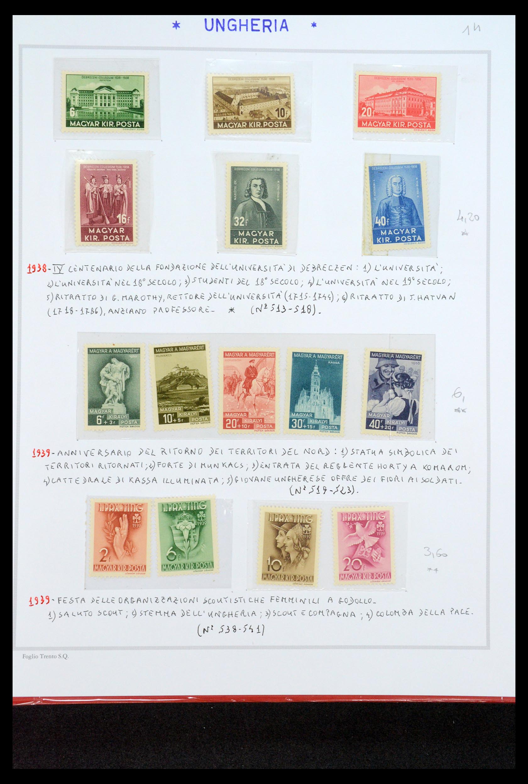 35091 037 - Stamp Collection 35091 Hungary 1913-2012.