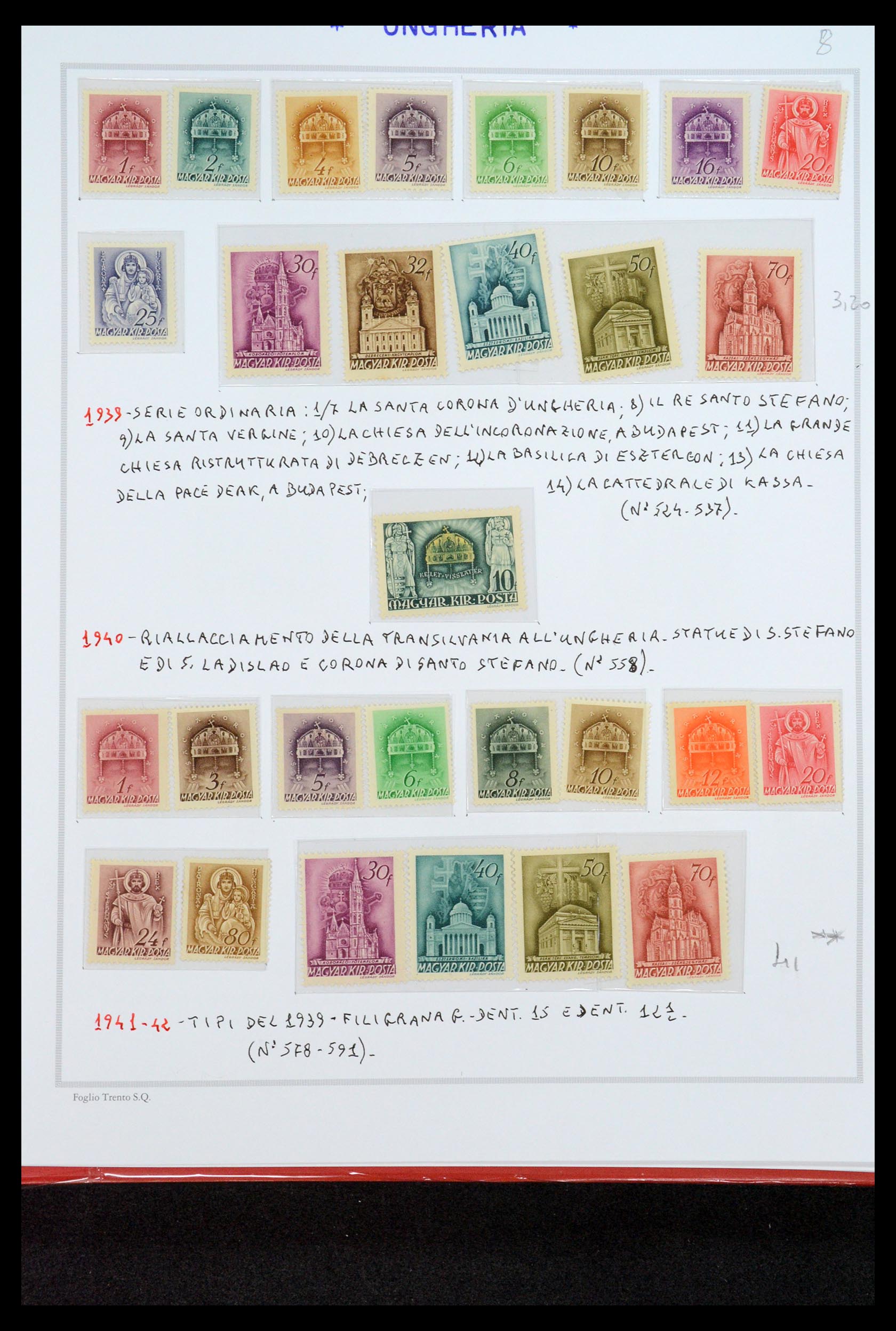 35091 038 - Postzegelverzameling 35091 Hongarije 1913-2012.