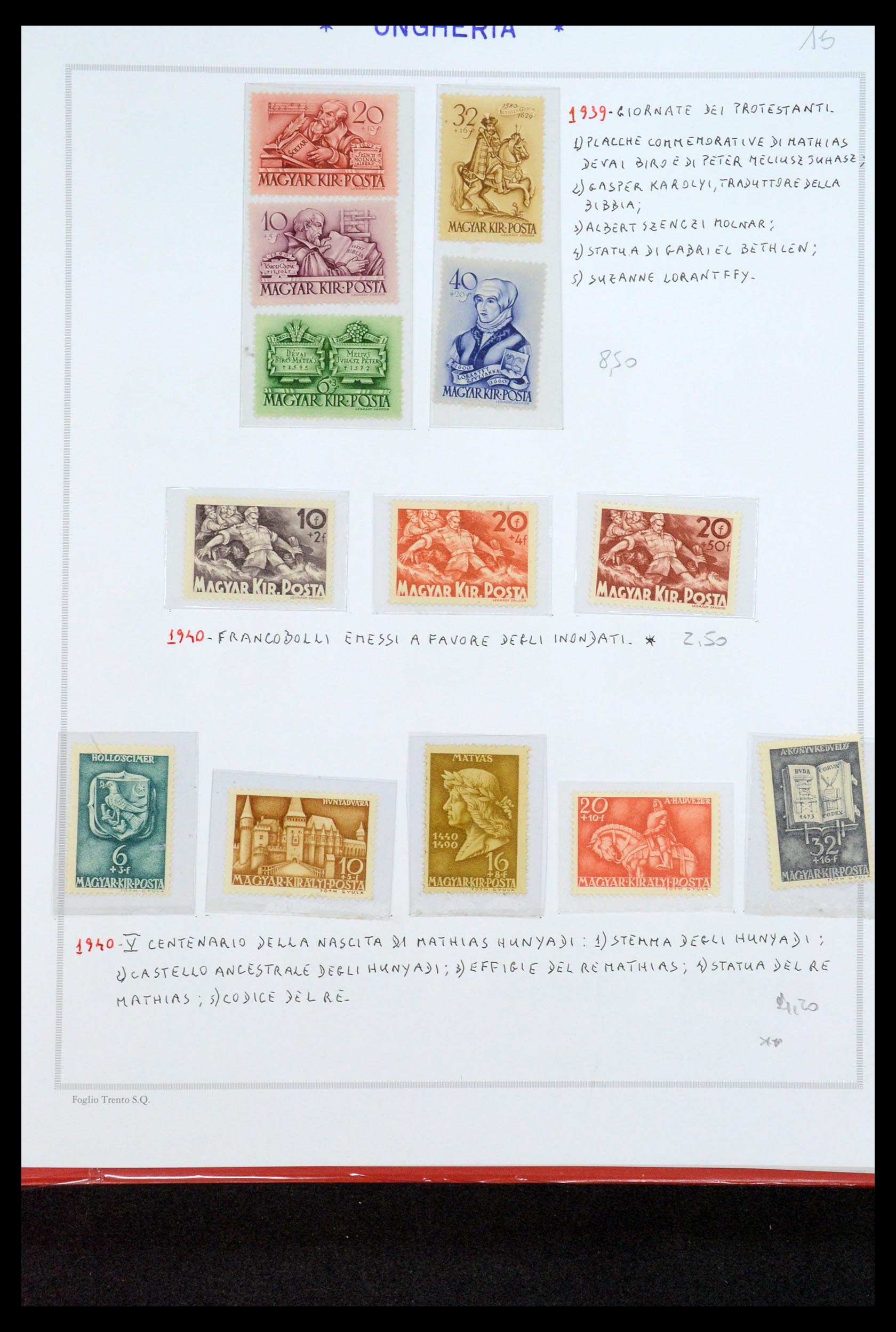 35091 039 - Postzegelverzameling 35091 Hongarije 1913-2012.