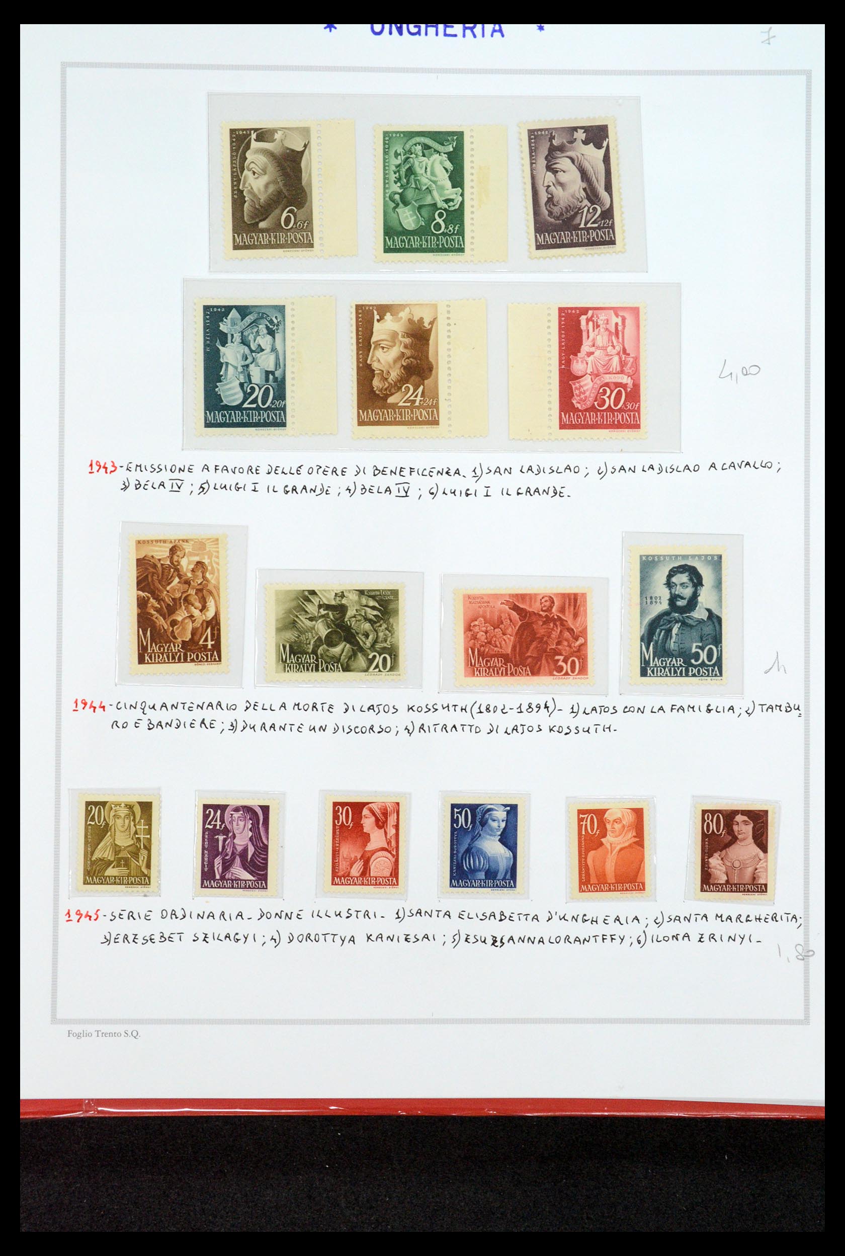 35091 043 - Stamp Collection 35091 Hungary 1913-2012.