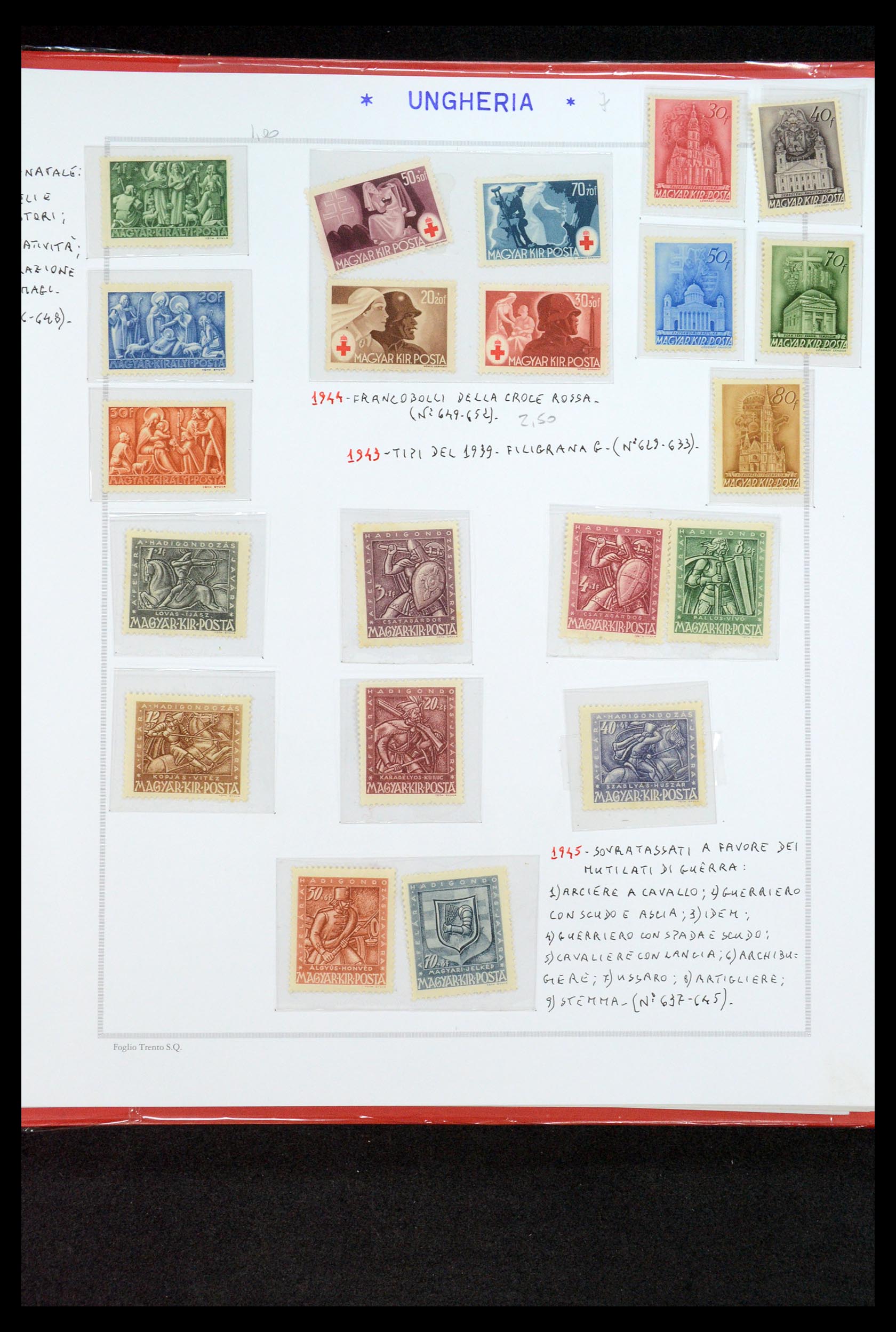 35091 044 - Postzegelverzameling 35091 Hongarije 1913-2012.