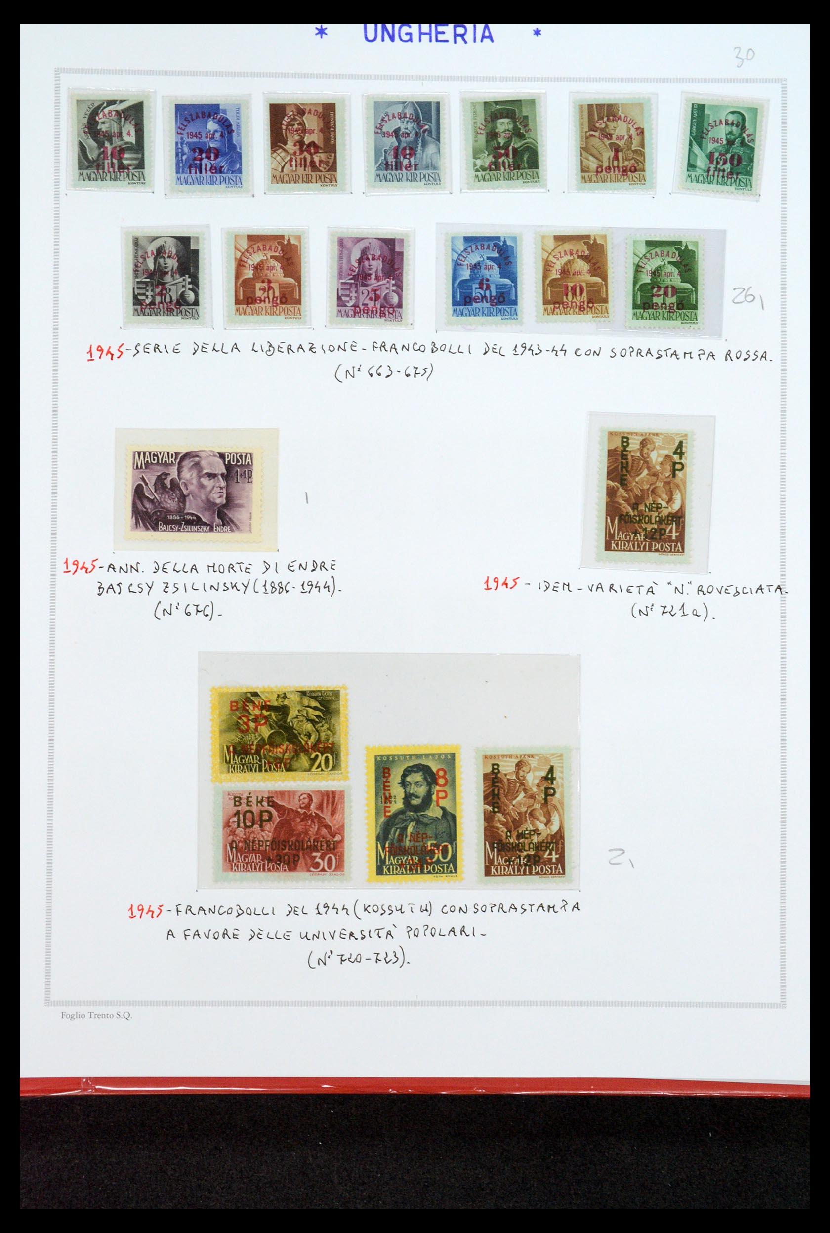 35091 045 - Postzegelverzameling 35091 Hongarije 1913-2012.