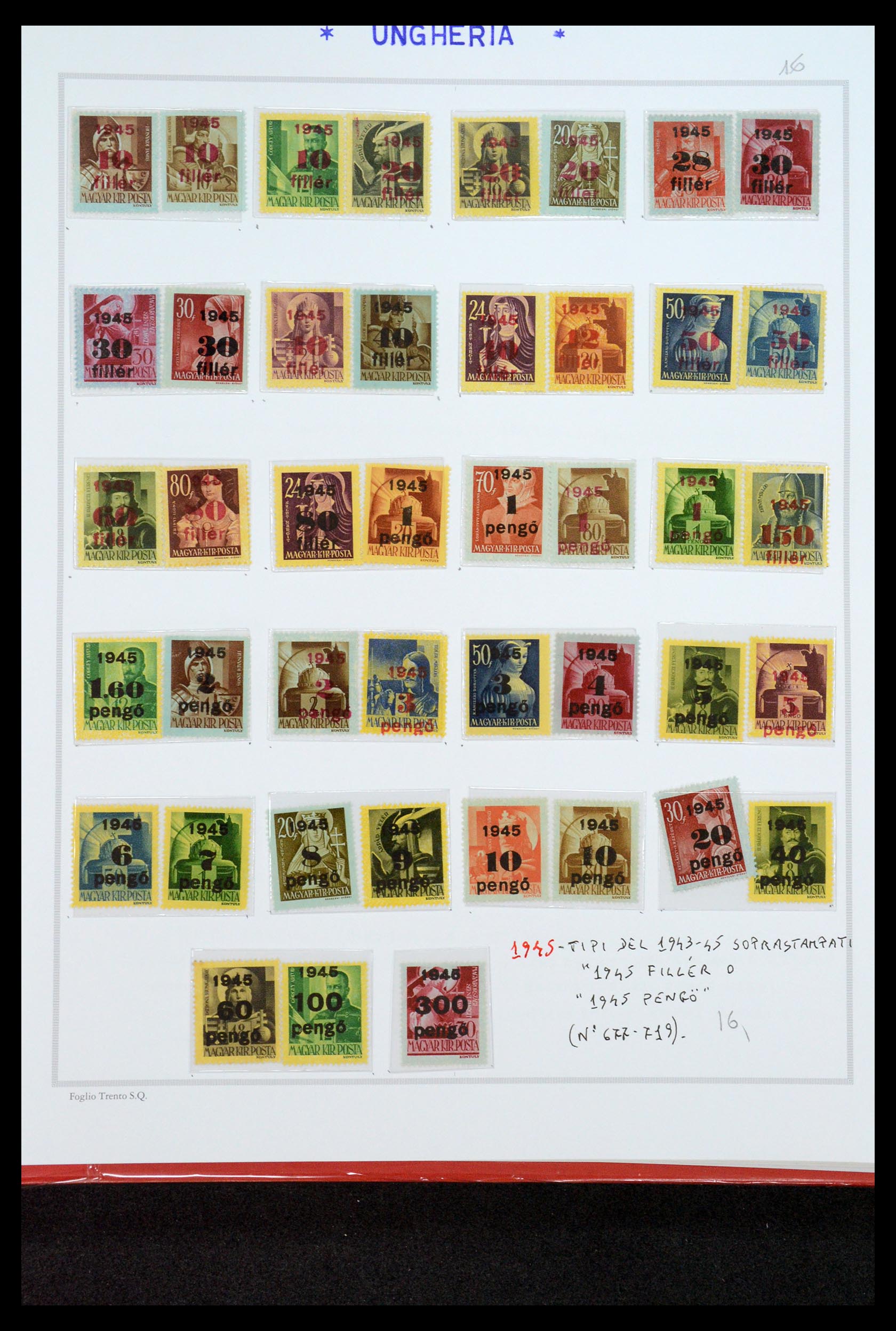 35091 046 - Postzegelverzameling 35091 Hongarije 1913-2012.