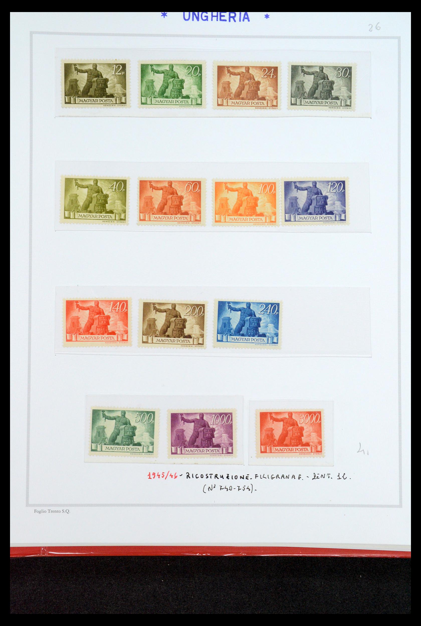 35091 048 - Postzegelverzameling 35091 Hongarije 1913-2012.