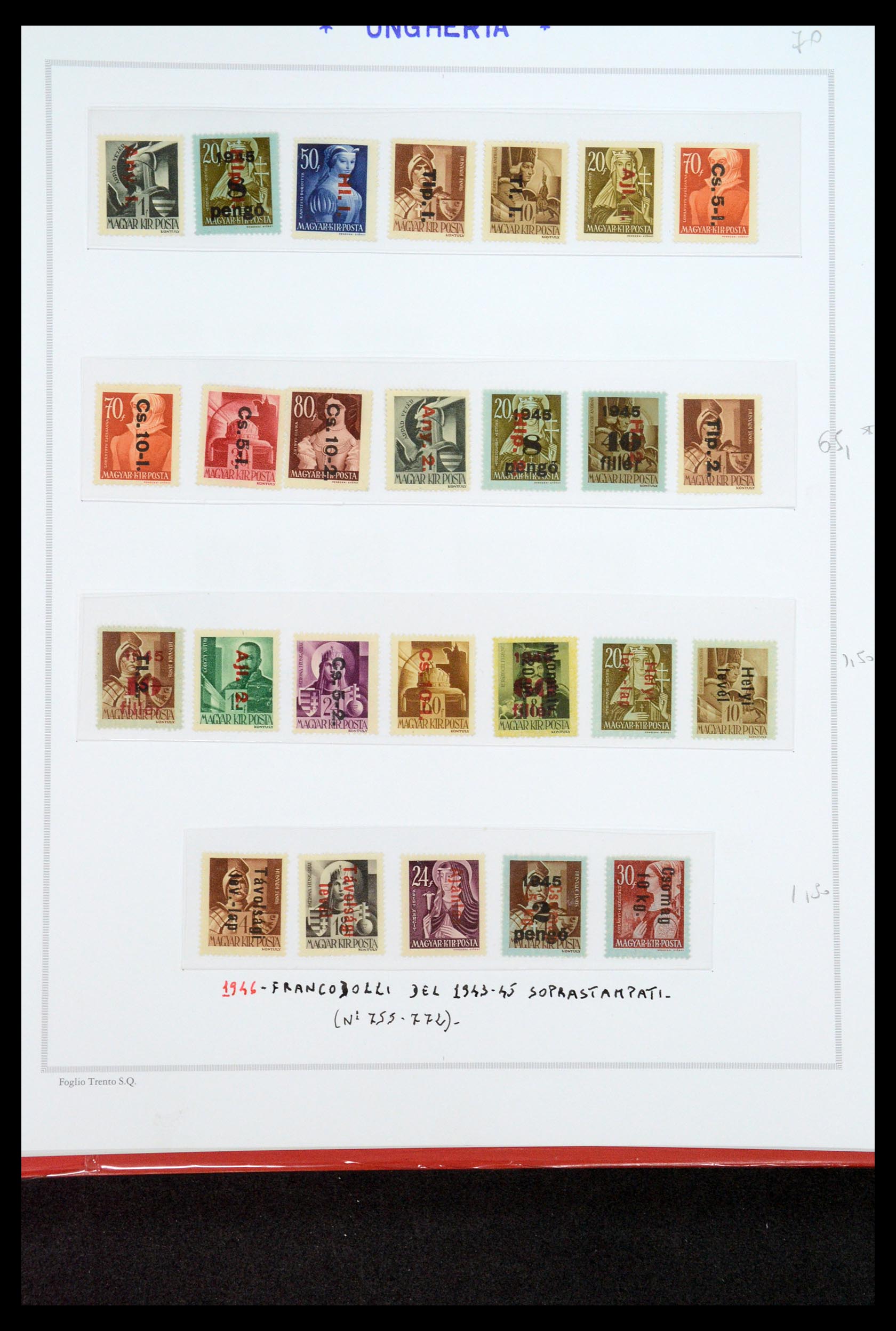 35091 050 - Postzegelverzameling 35091 Hongarije 1913-2012.
