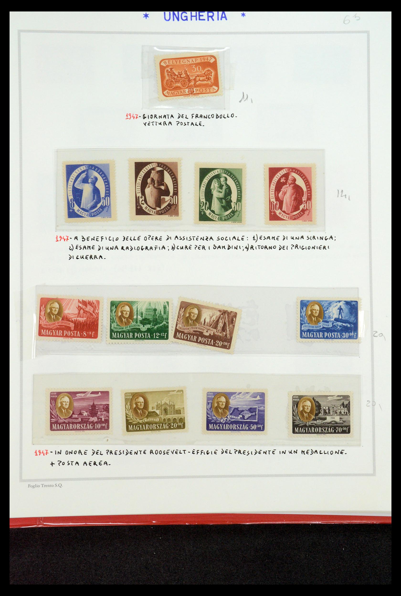 35091 056 - Postzegelverzameling 35091 Hongarije 1913-2012.