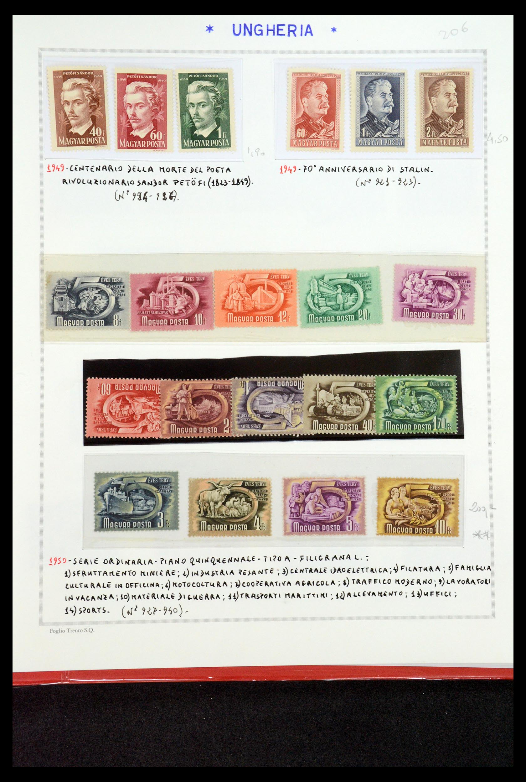 35091 061 - Postzegelverzameling 35091 Hongarije 1913-2012.