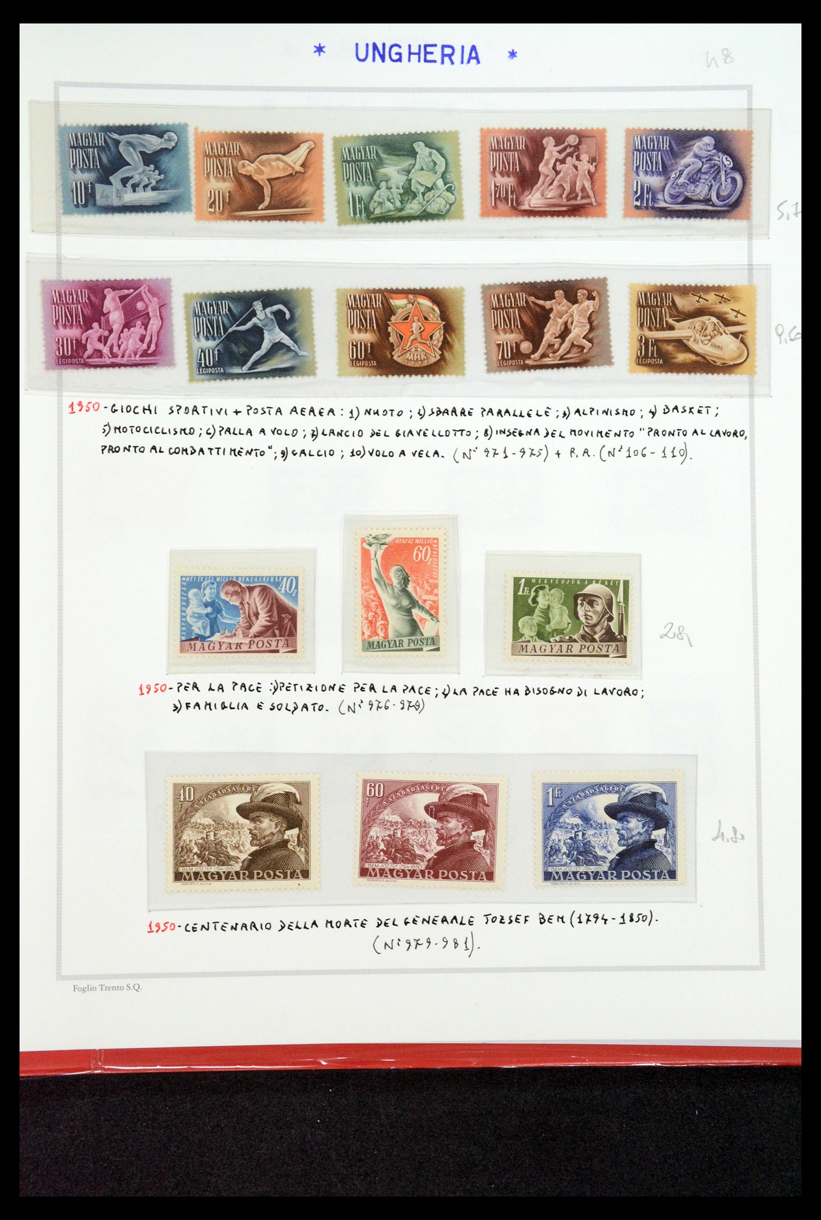 35091 065 - Stamp Collection 35091 Hungary 1913-2012.