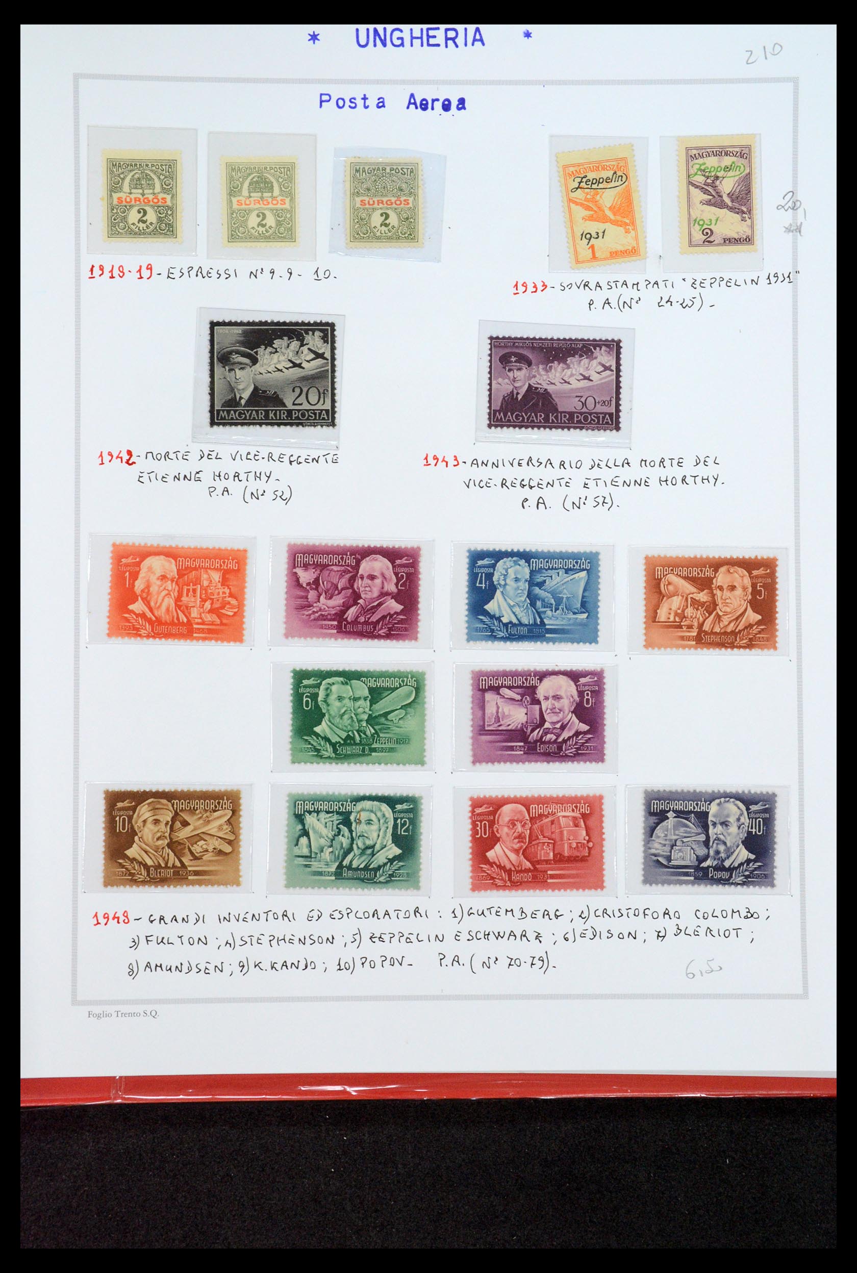 35091 069 - Stamp Collection 35091 Hungary 1913-2012.