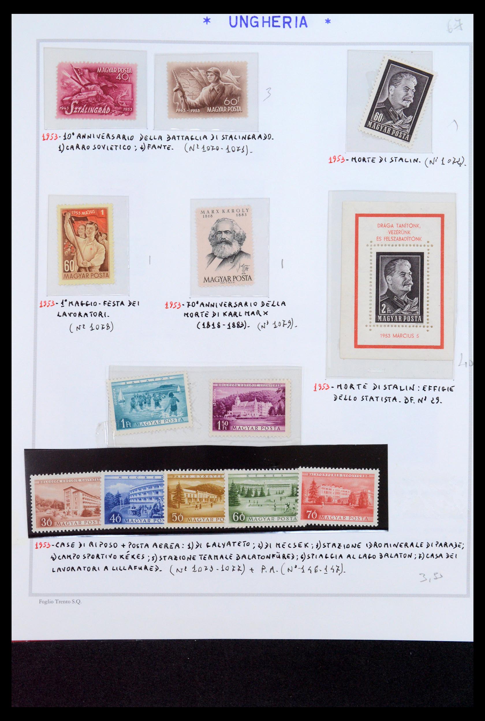 35091 085 - Stamp Collection 35091 Hungary 1913-2012.