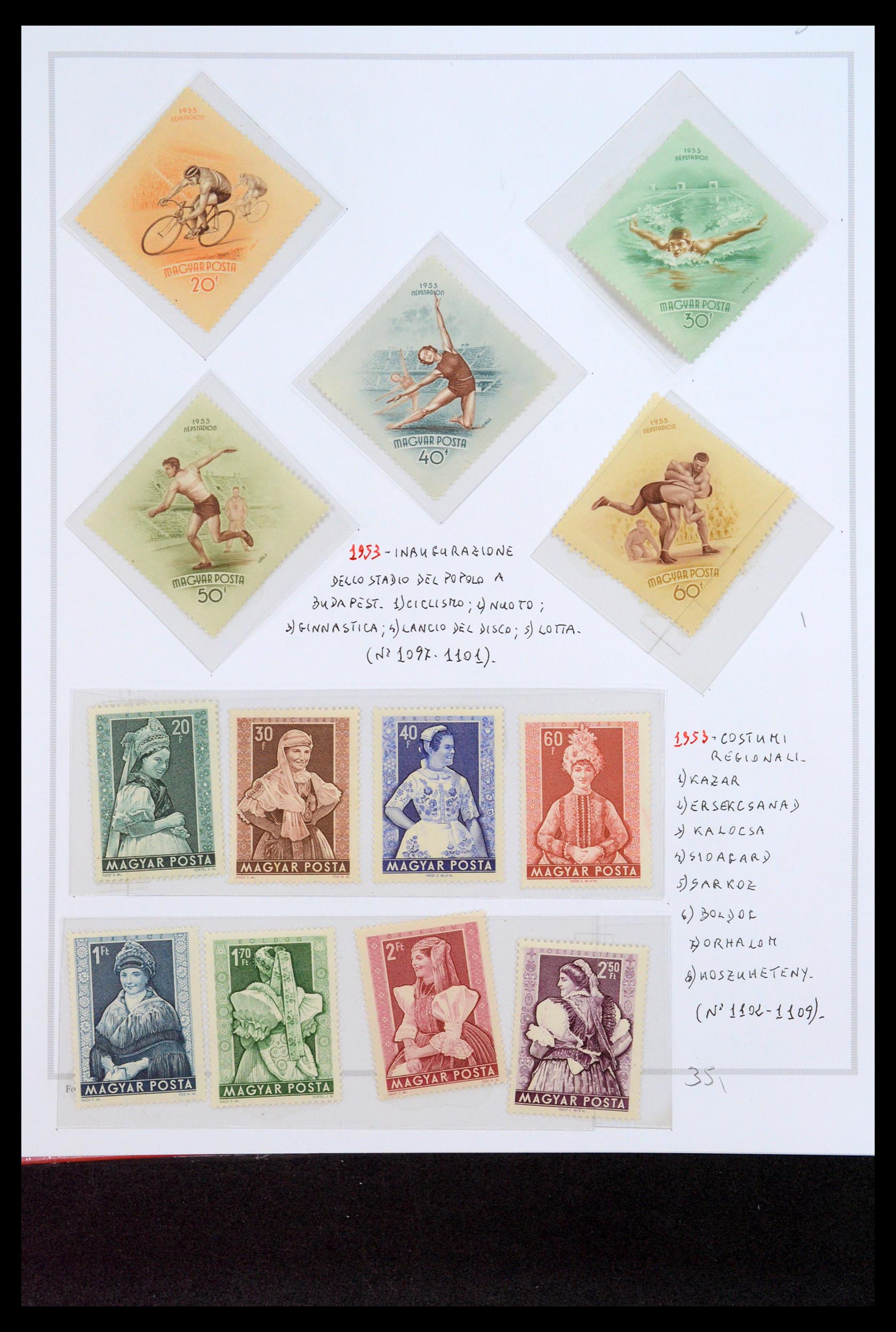 35091 089 - Postzegelverzameling 35091 Hongarije 1913-2012.