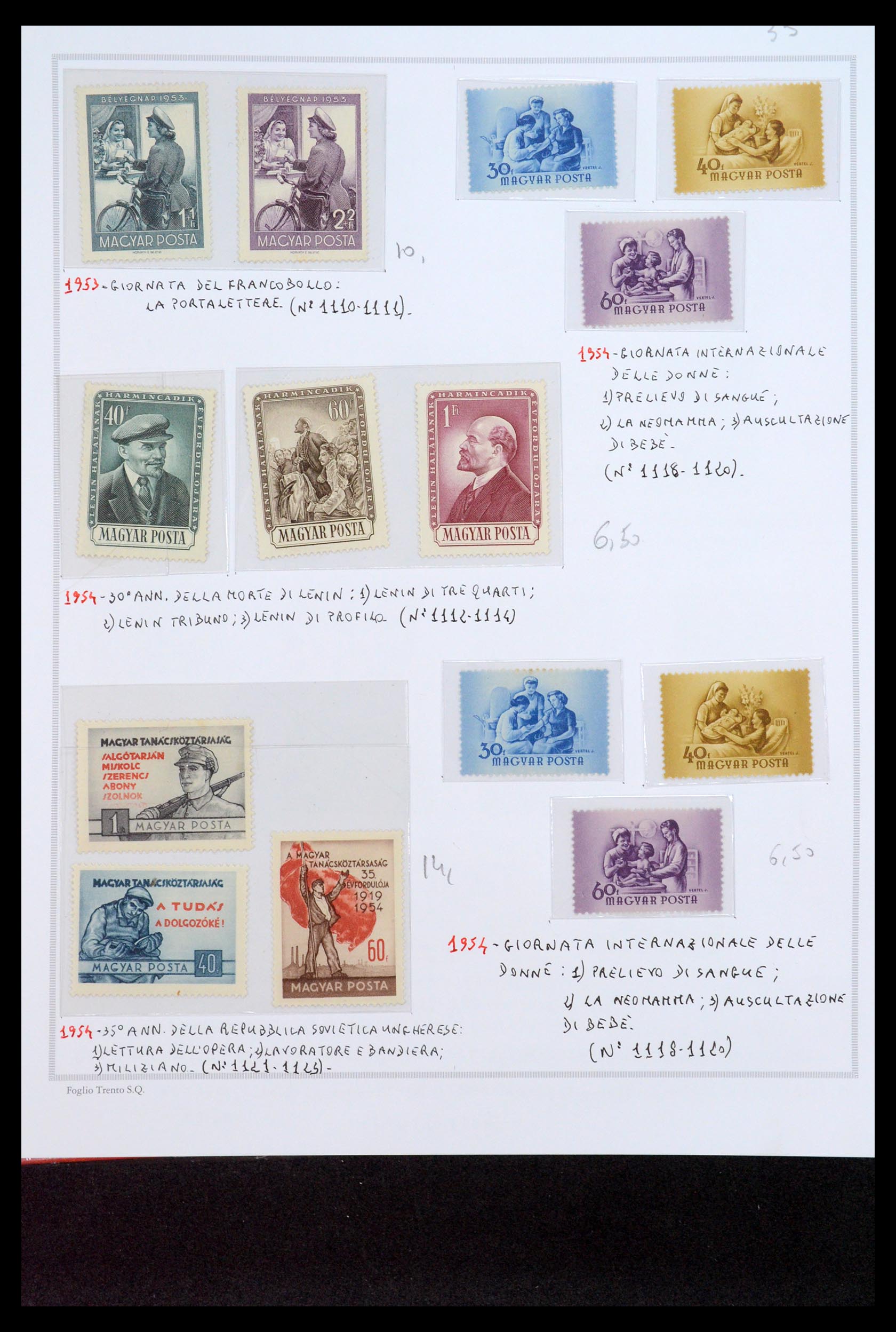 35091 090 - Postzegelverzameling 35091 Hongarije 1913-2012.