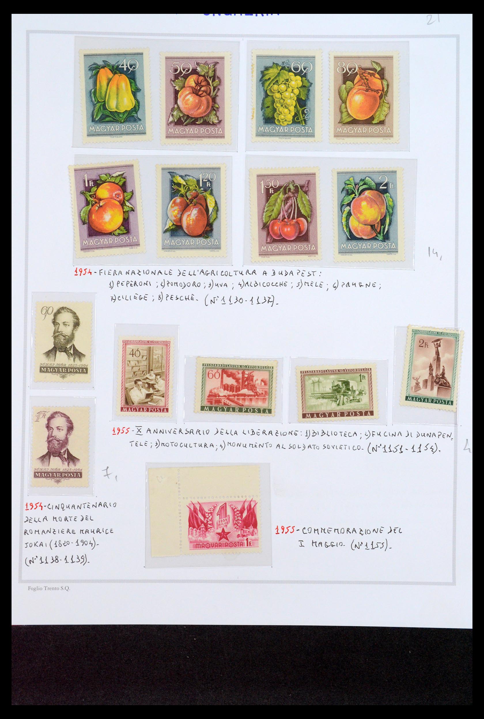 35091 092 - Postzegelverzameling 35091 Hongarije 1913-2012.