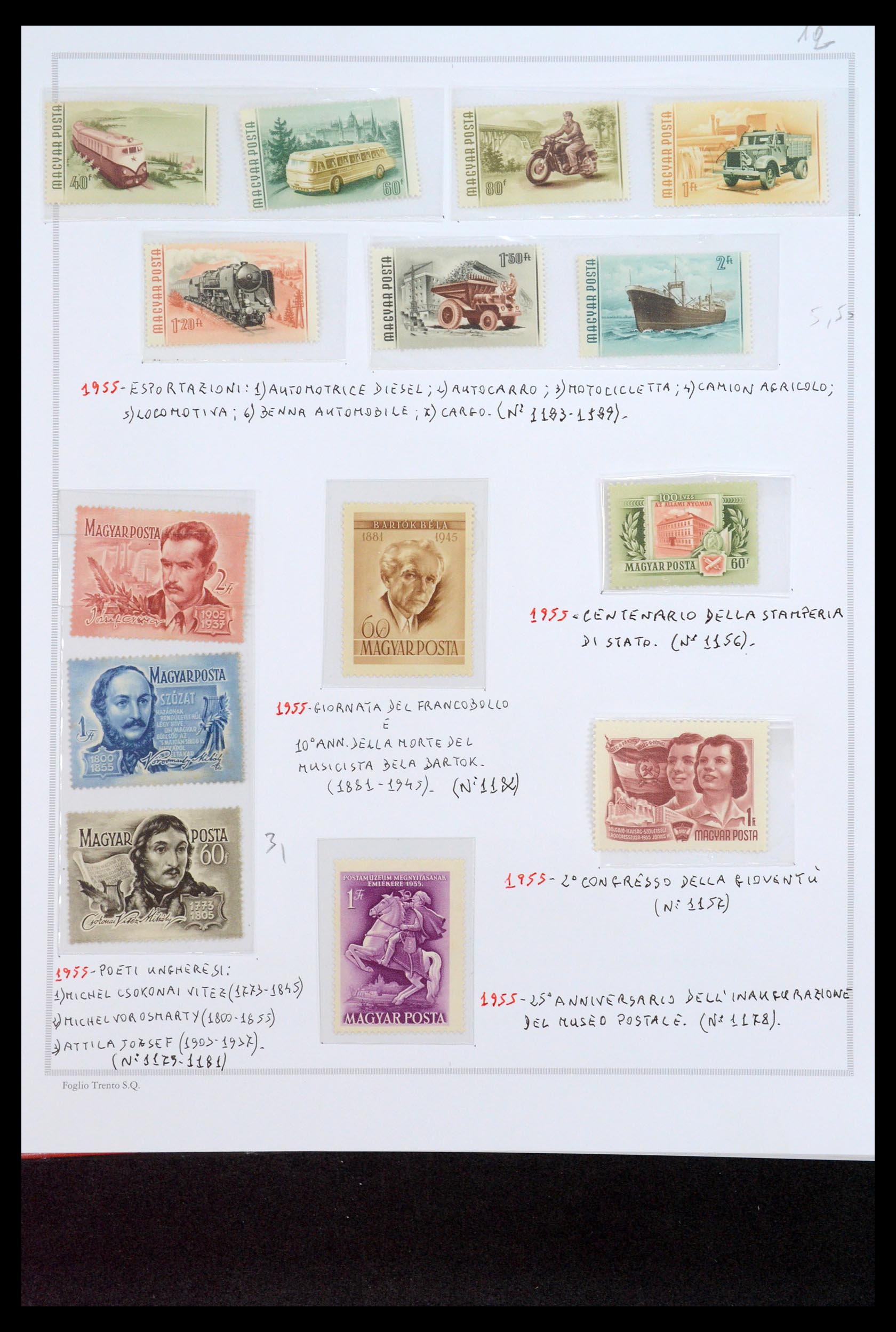 35091 094 - Postzegelverzameling 35091 Hongarije 1913-2012.