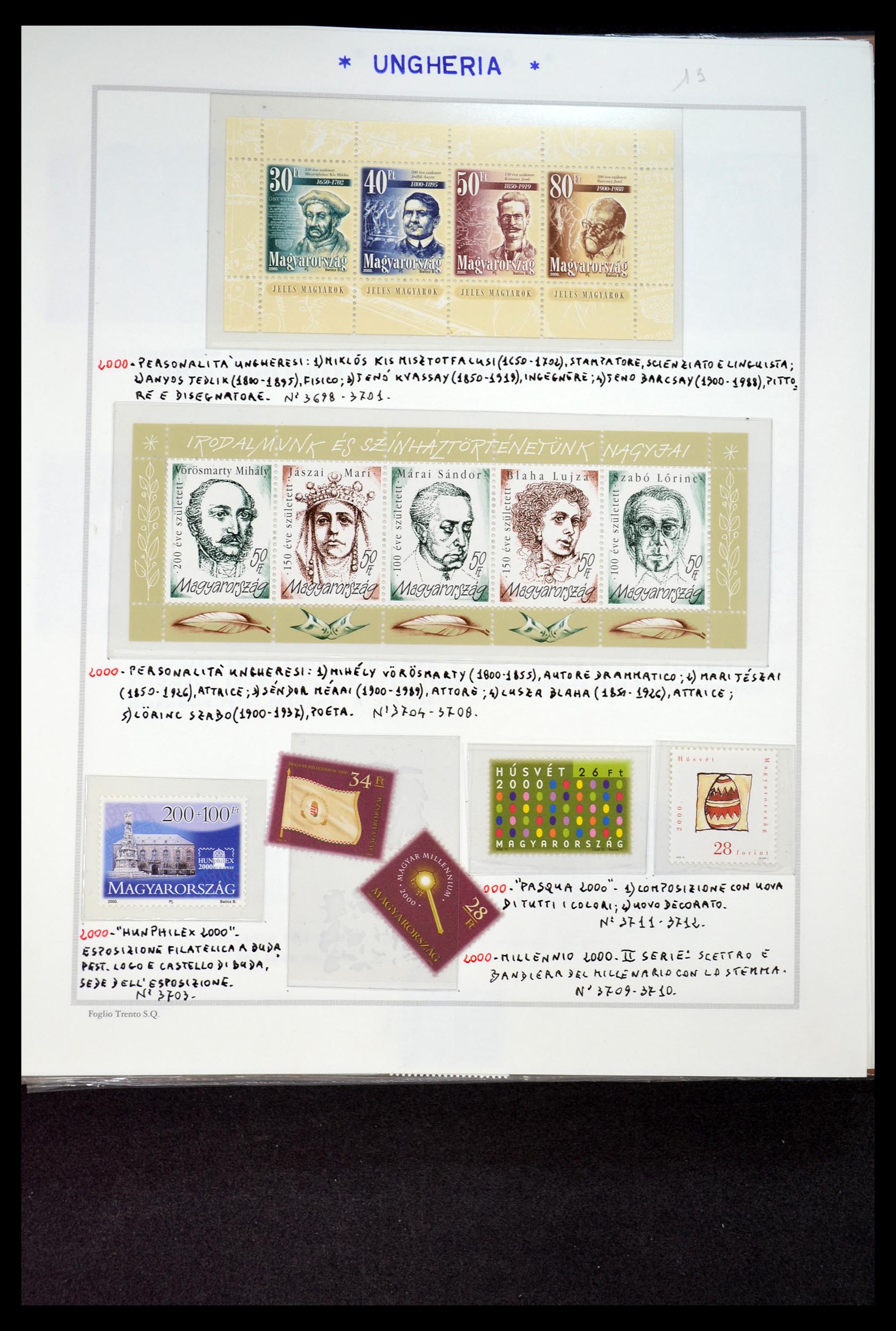 35091 502 - Postzegelverzameling 35091 Hongarije 1913-2012.