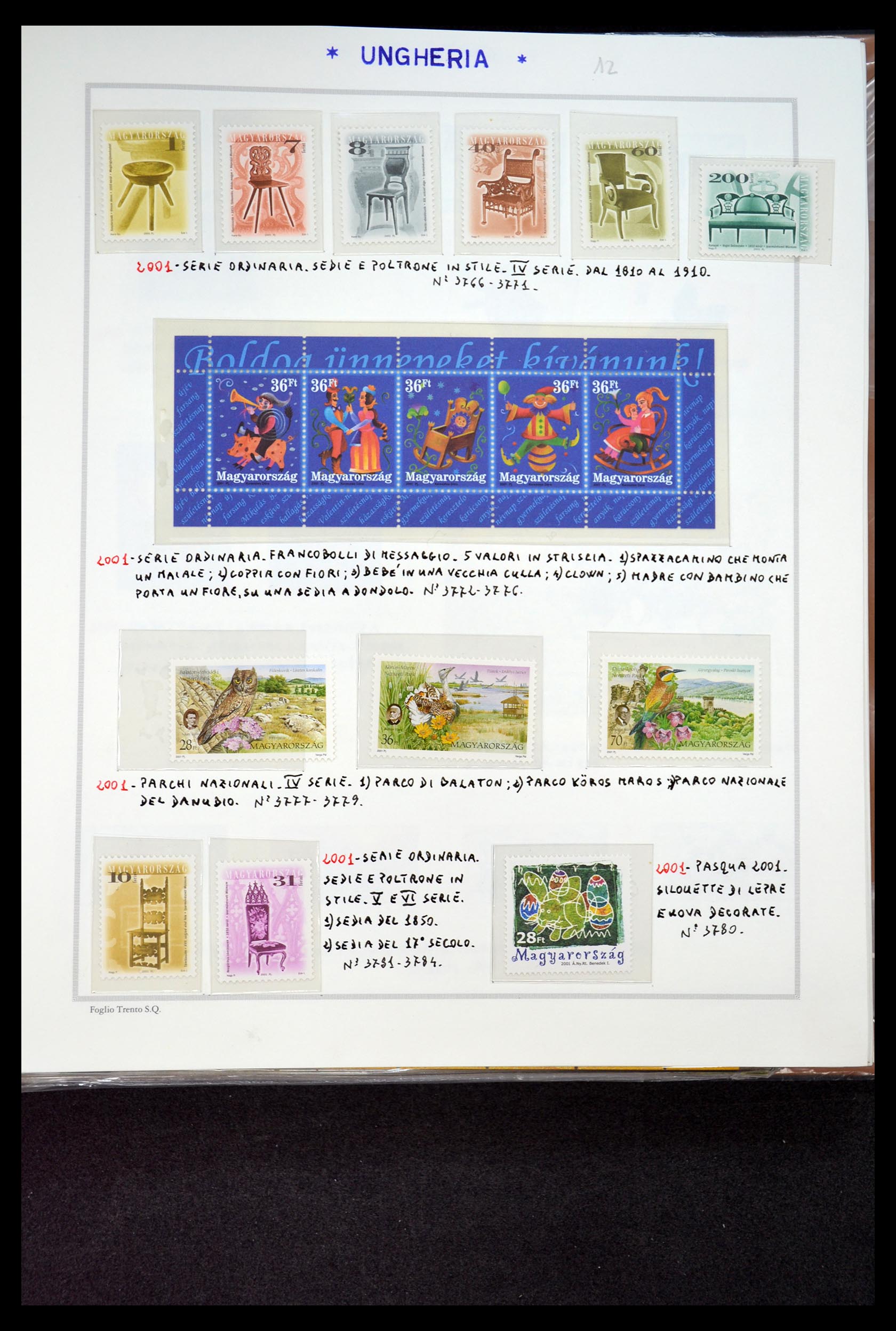 35091 505 - Postzegelverzameling 35091 Hongarije 1913-2012.