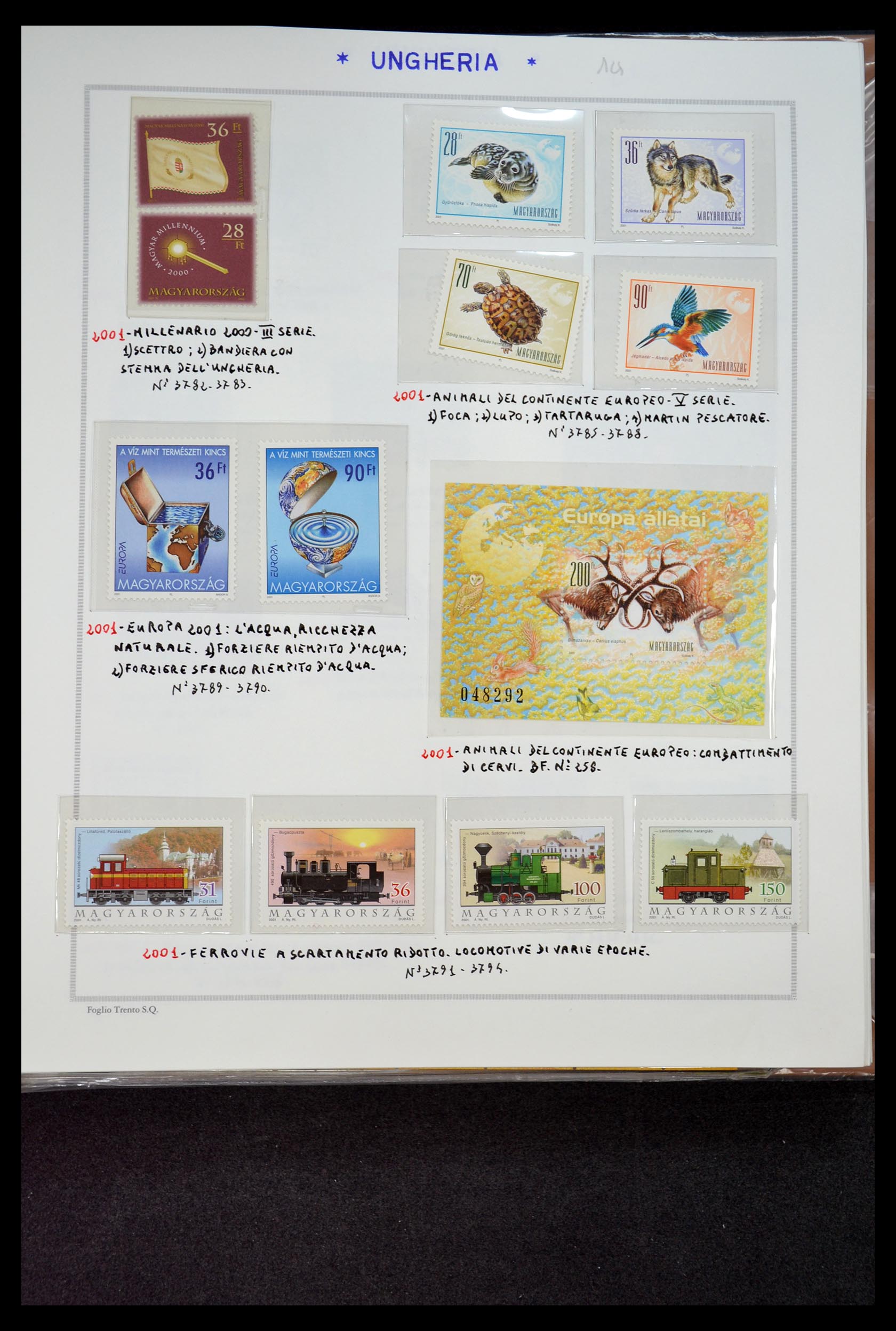 35091 506 - Postzegelverzameling 35091 Hongarije 1913-2012.