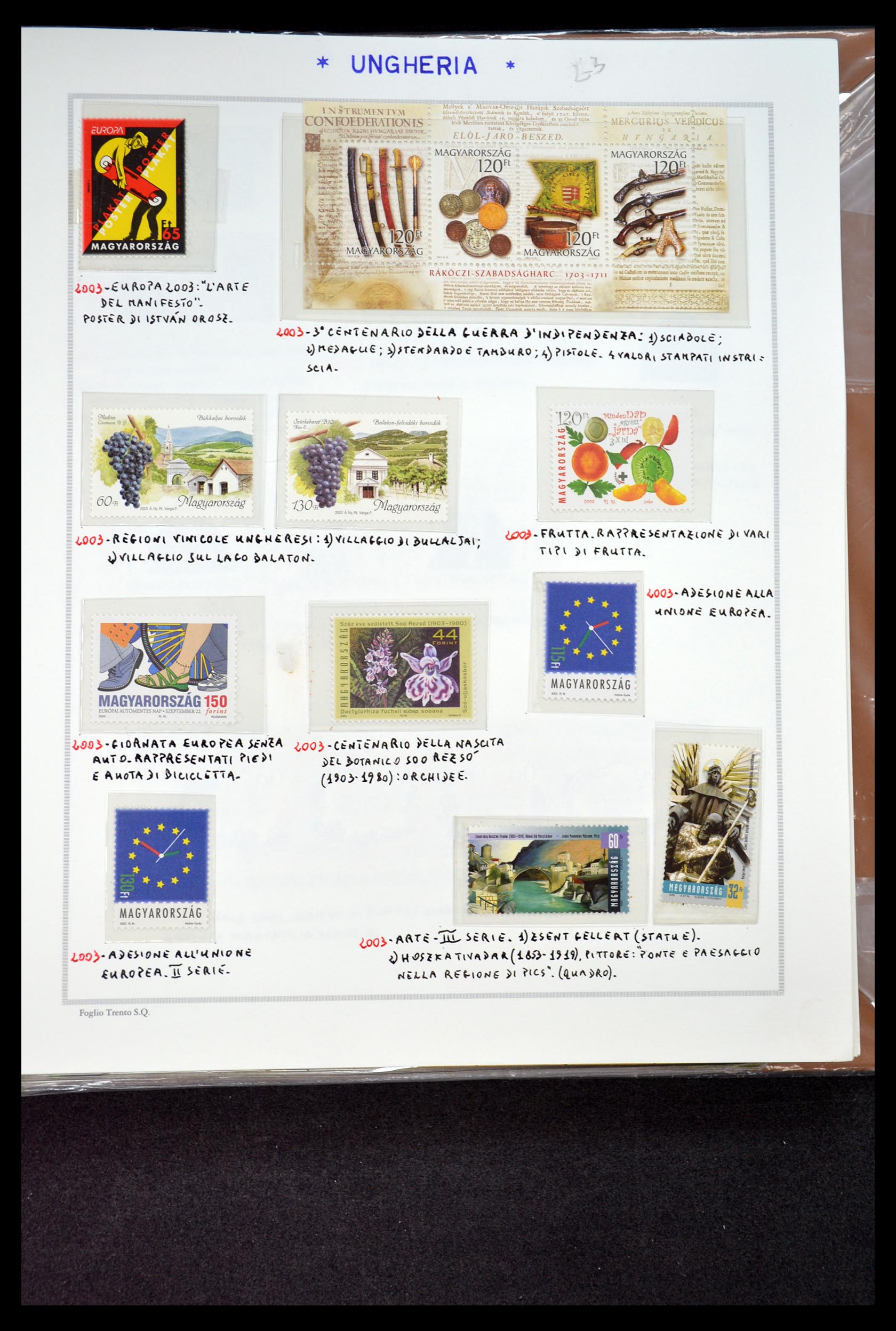 35091 516 - Postzegelverzameling 35091 Hongarije 1913-2012.