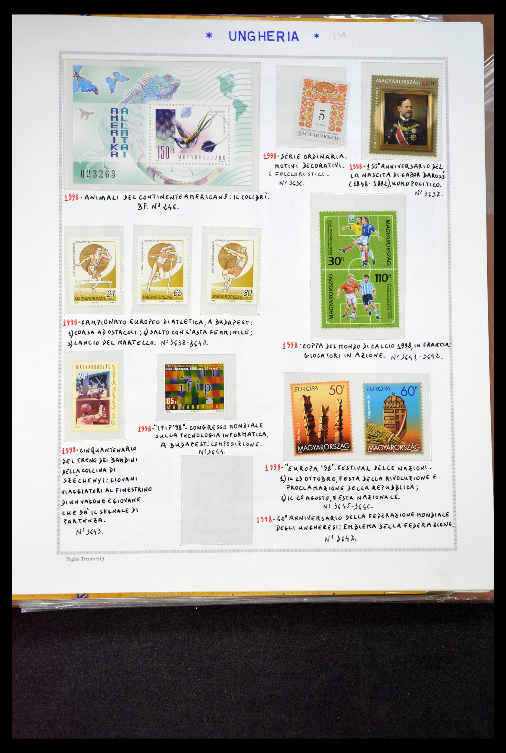 35091 542 - Postzegelverzameling 35091 Hongarije 1913-2012.