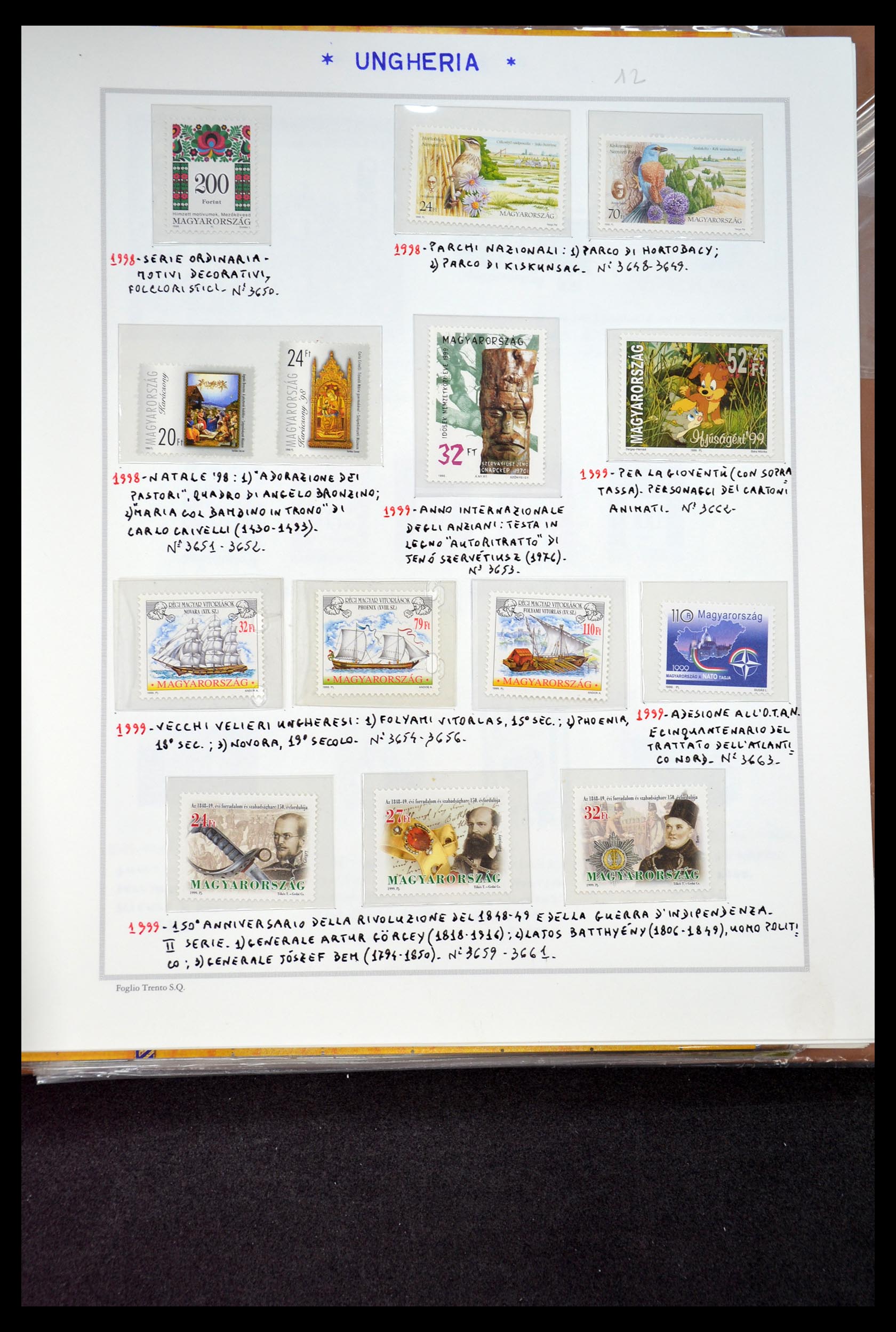 35091 543 - Stamp Collection 35091 Hungary 1913-2012.