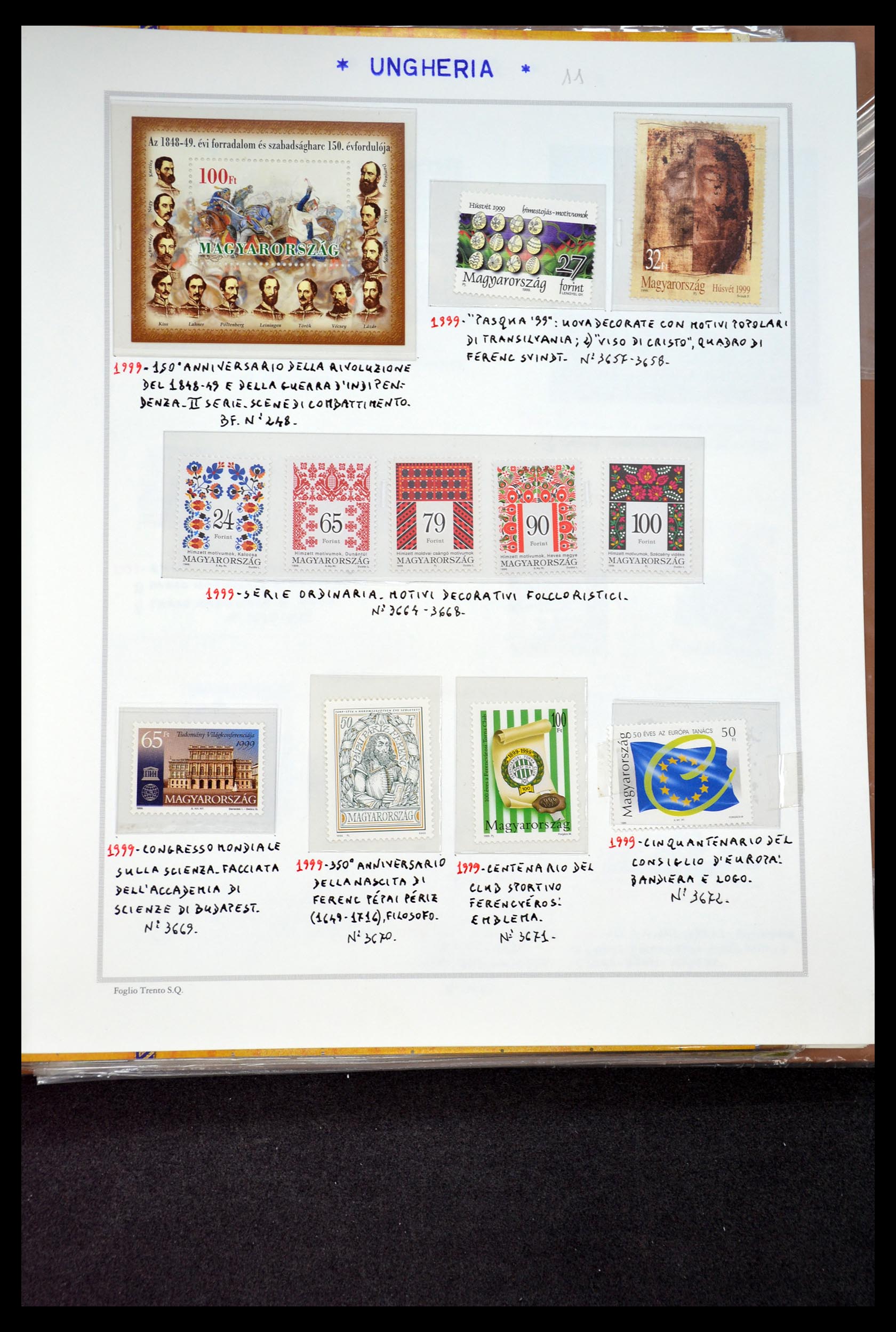 35091 544 - Postzegelverzameling 35091 Hongarije 1913-2012.
