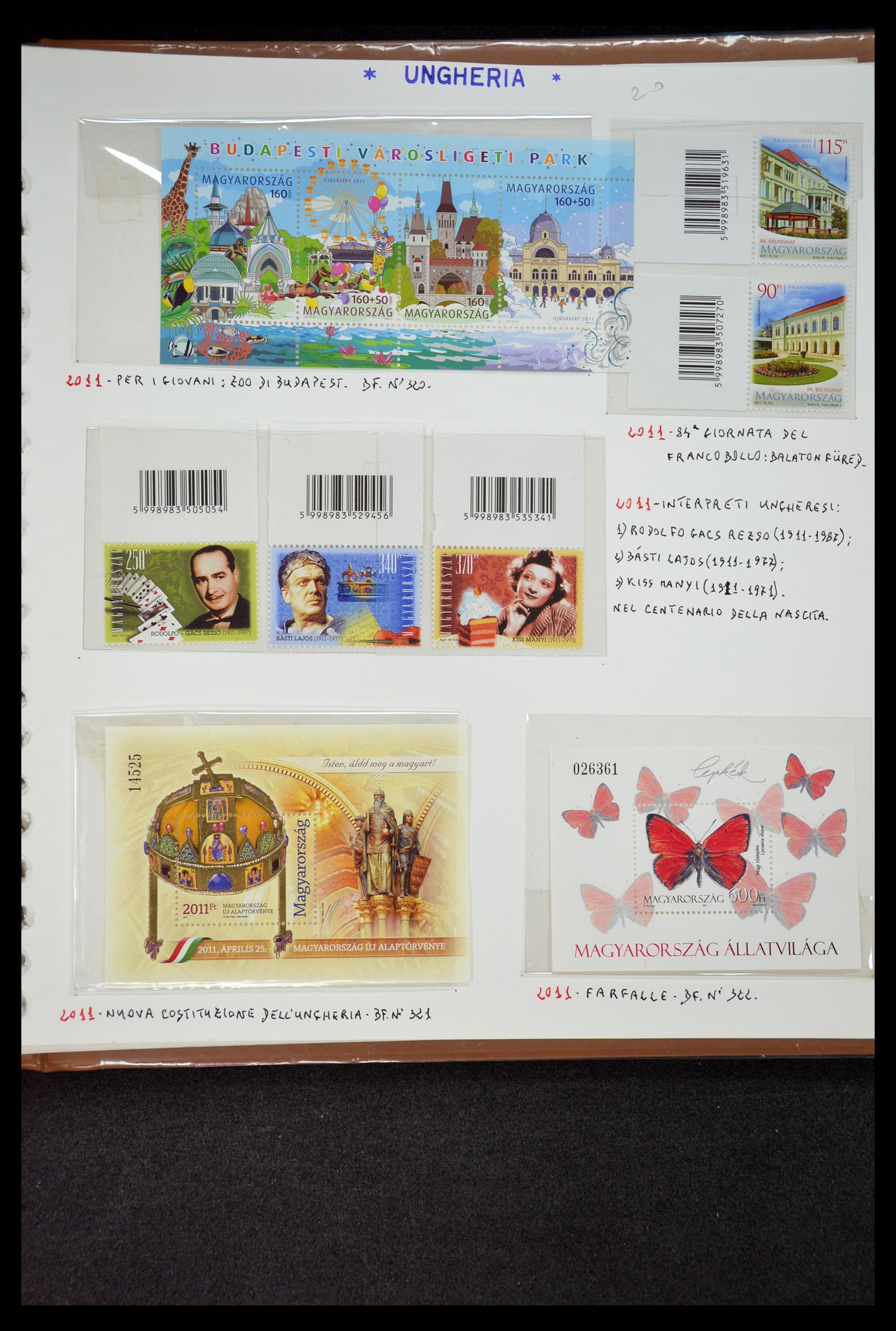 35091 581 - Postzegelverzameling 35091 Hongarije 1913-2012.