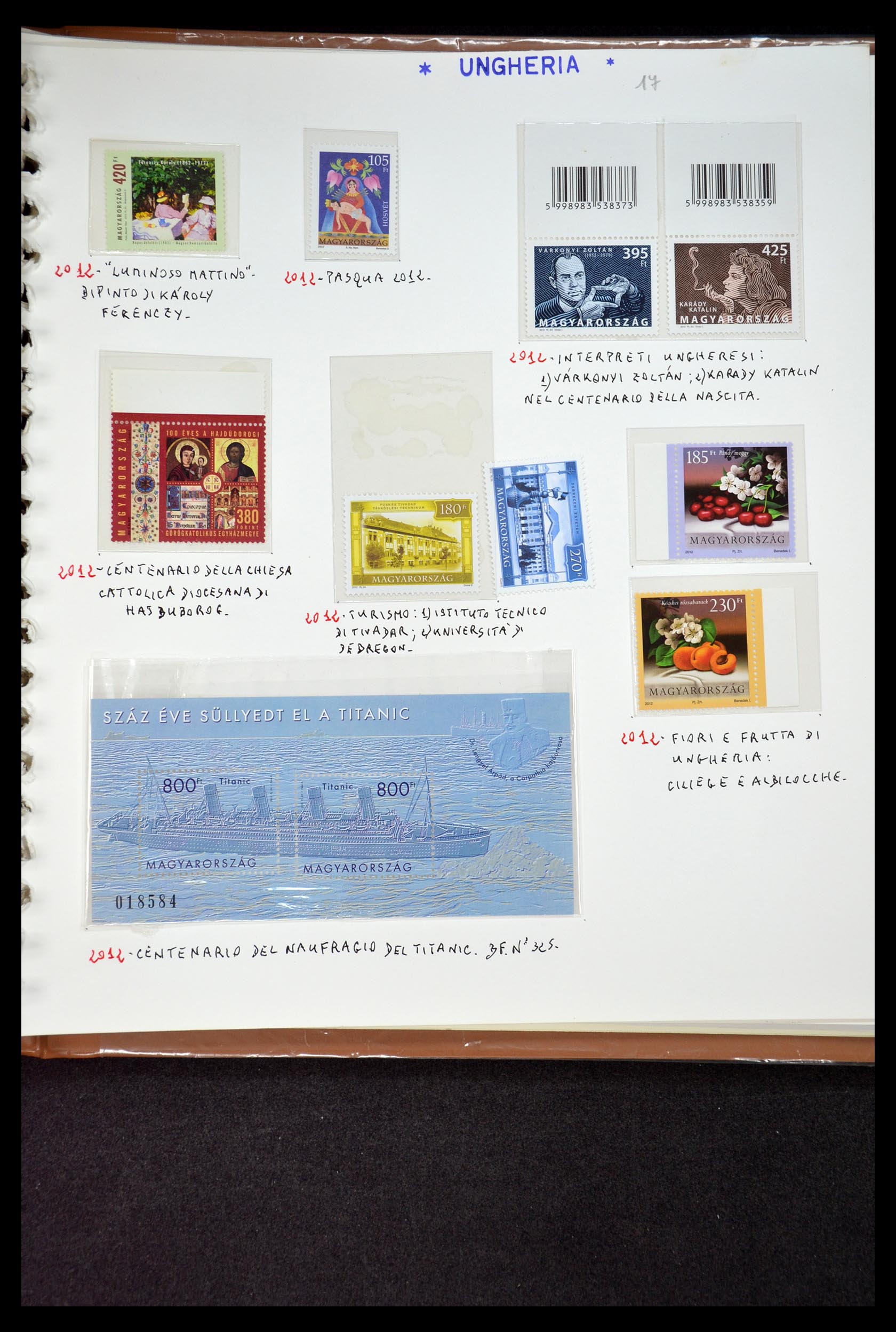 35091 584 - Postzegelverzameling 35091 Hongarije 1913-2012.