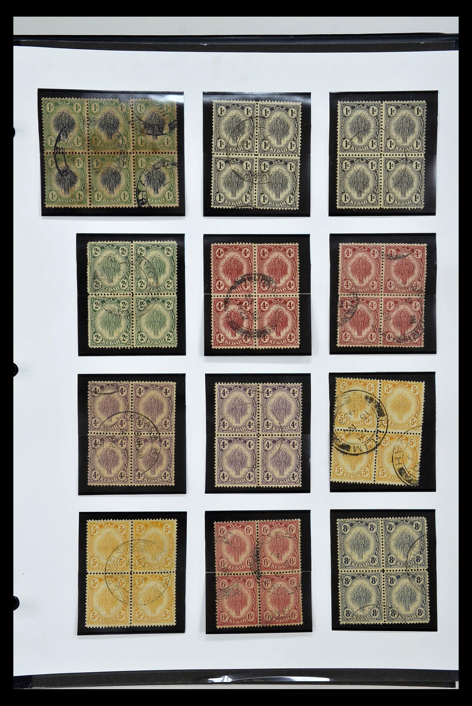 35093 013 - Stamp Collection 35093 Malaysian States Kedah 1912-2012.