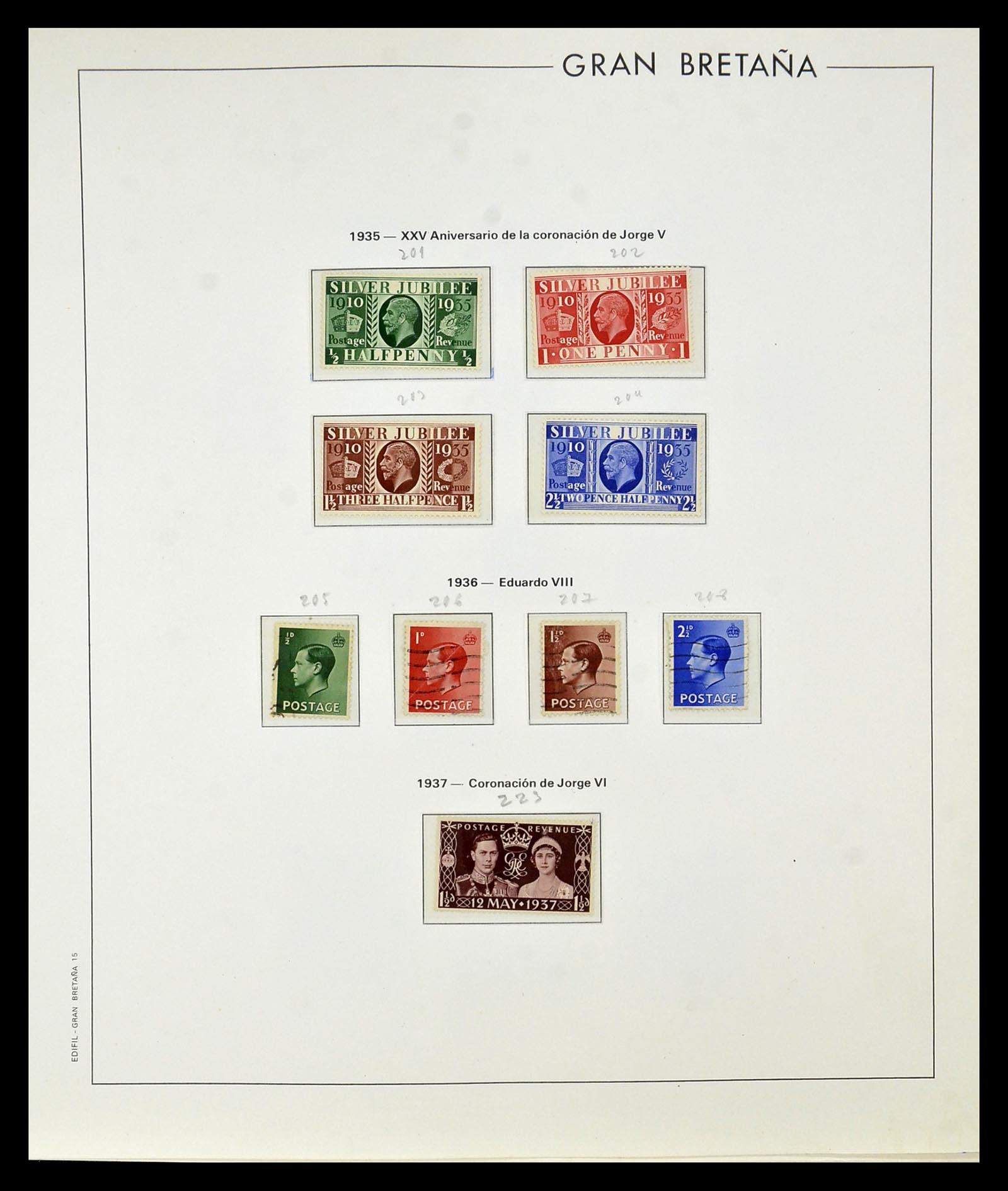 35094 011 - Postzegelverzameling 35094 Engeland 1841-1981.
