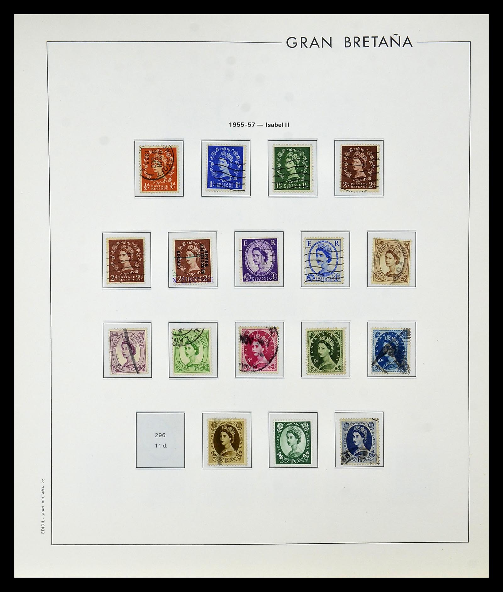 35094 018 - Postzegelverzameling 35094 Engeland 1841-1981.