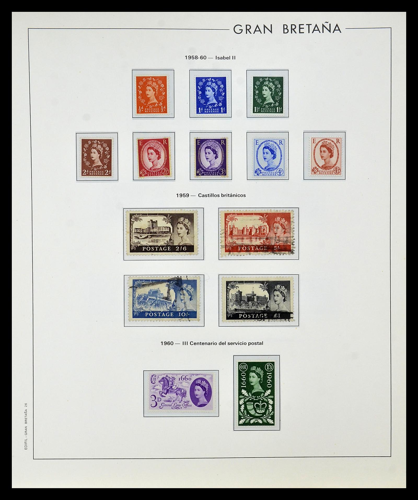 35094 022 - Postzegelverzameling 35094 Engeland 1841-1981.