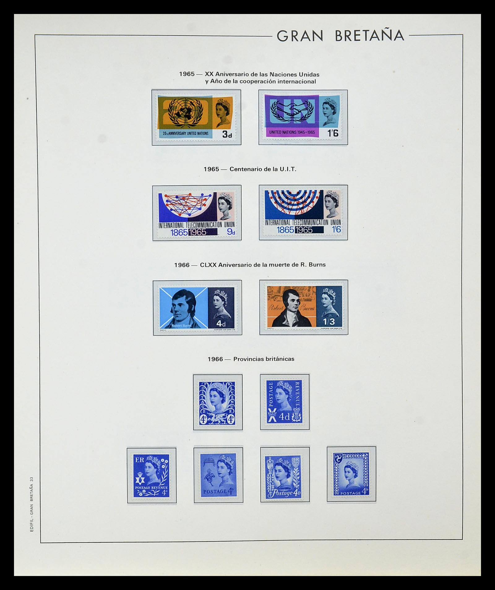 35094 029 - Postzegelverzameling 35094 Engeland 1841-1981.