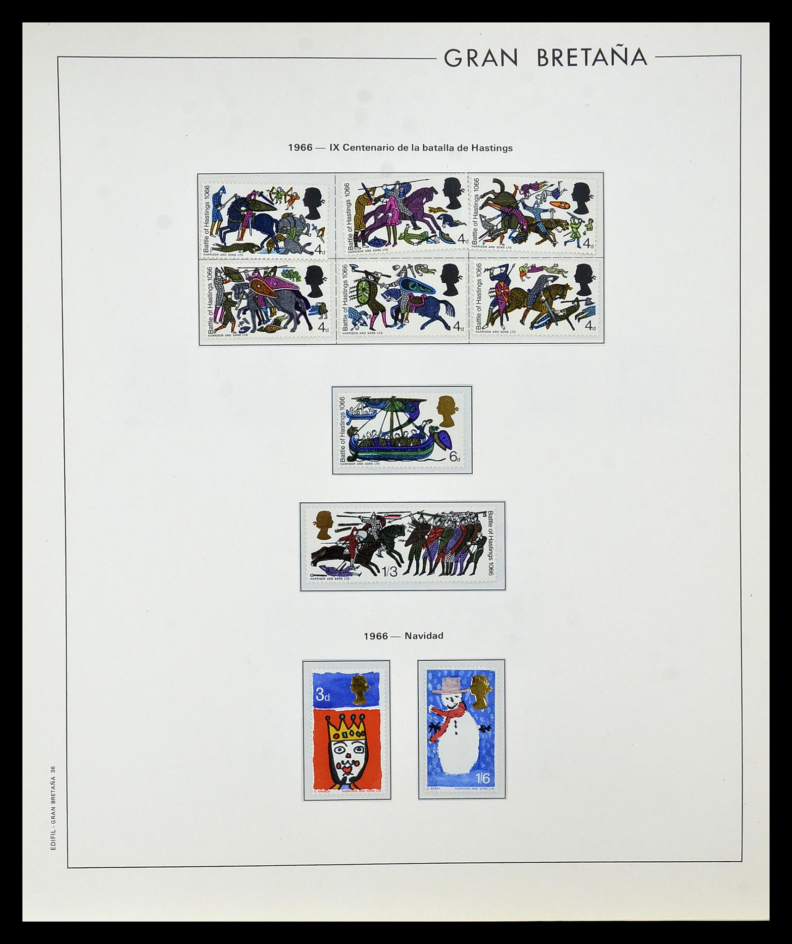 35094 032 - Postzegelverzameling 35094 Engeland 1841-1981.
