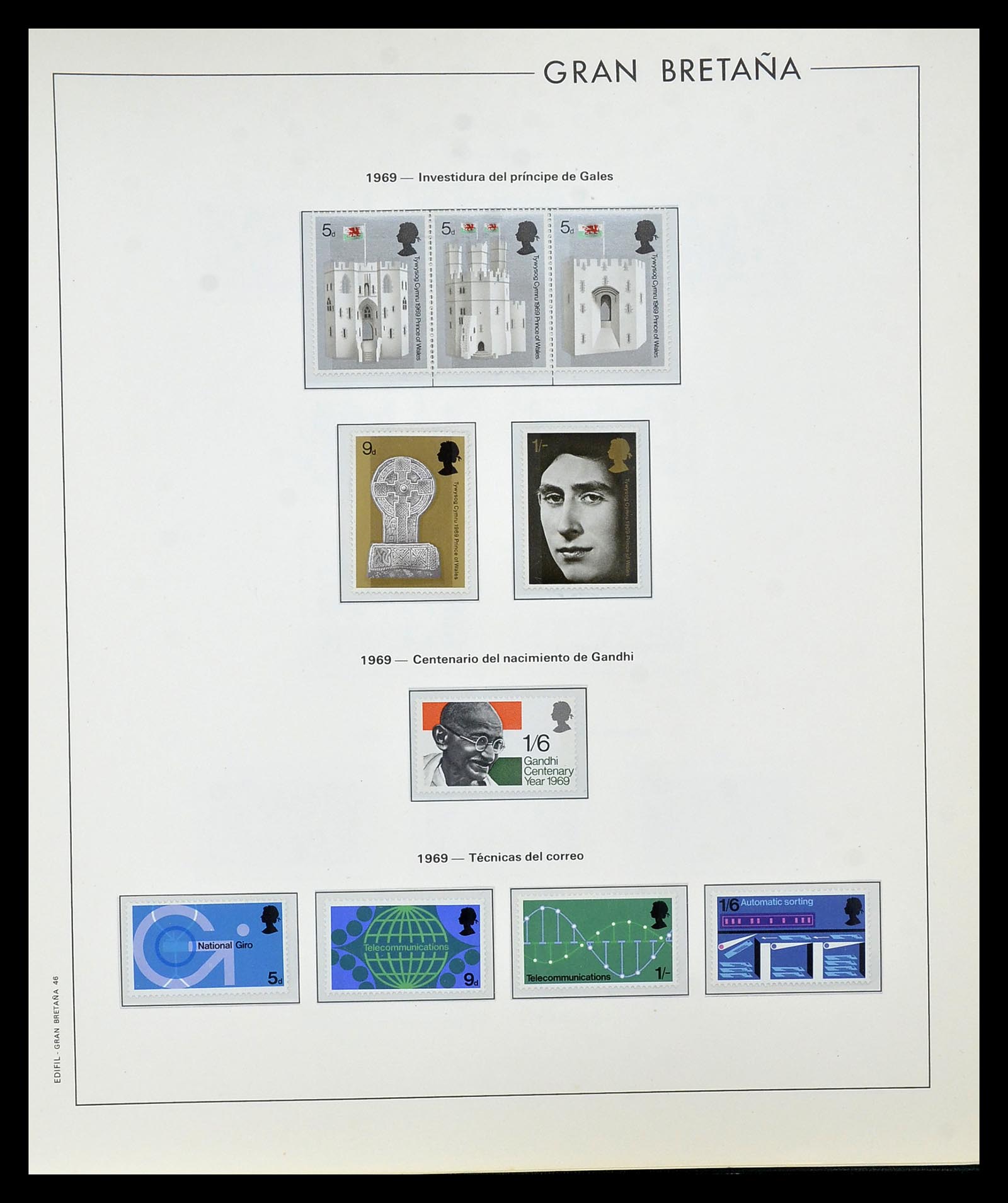 35094 042 - Postzegelverzameling 35094 Engeland 1841-1981.
