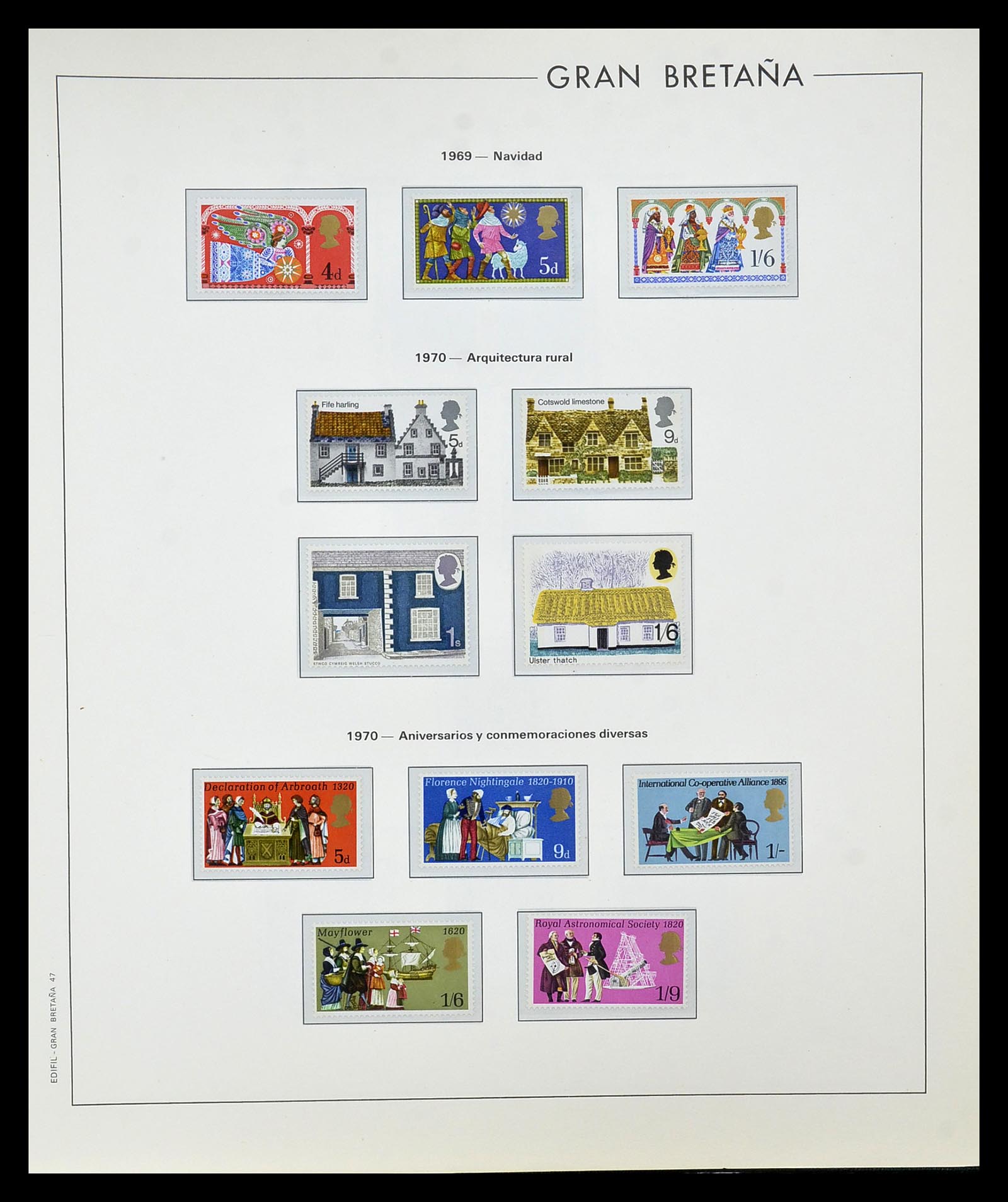 35094 043 - Postzegelverzameling 35094 Engeland 1841-1981.