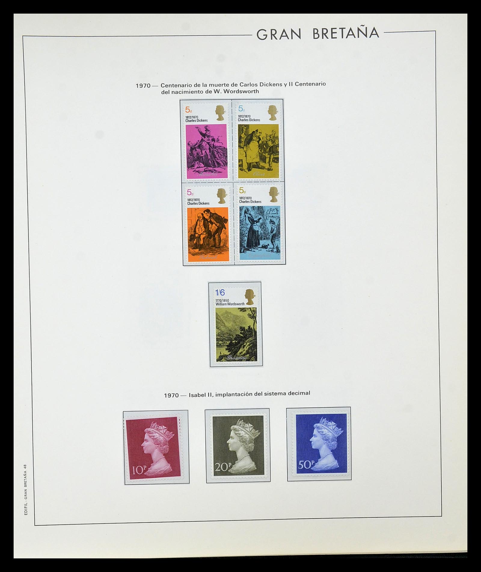 35094 044 - Postzegelverzameling 35094 Engeland 1841-1981.