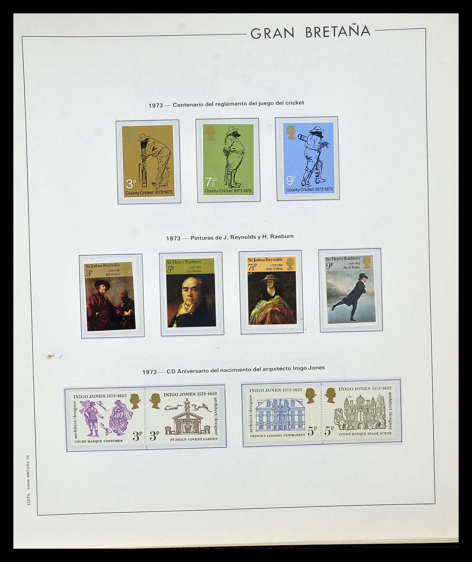 35094 052 - Postzegelverzameling 35094 Engeland 1841-1981.