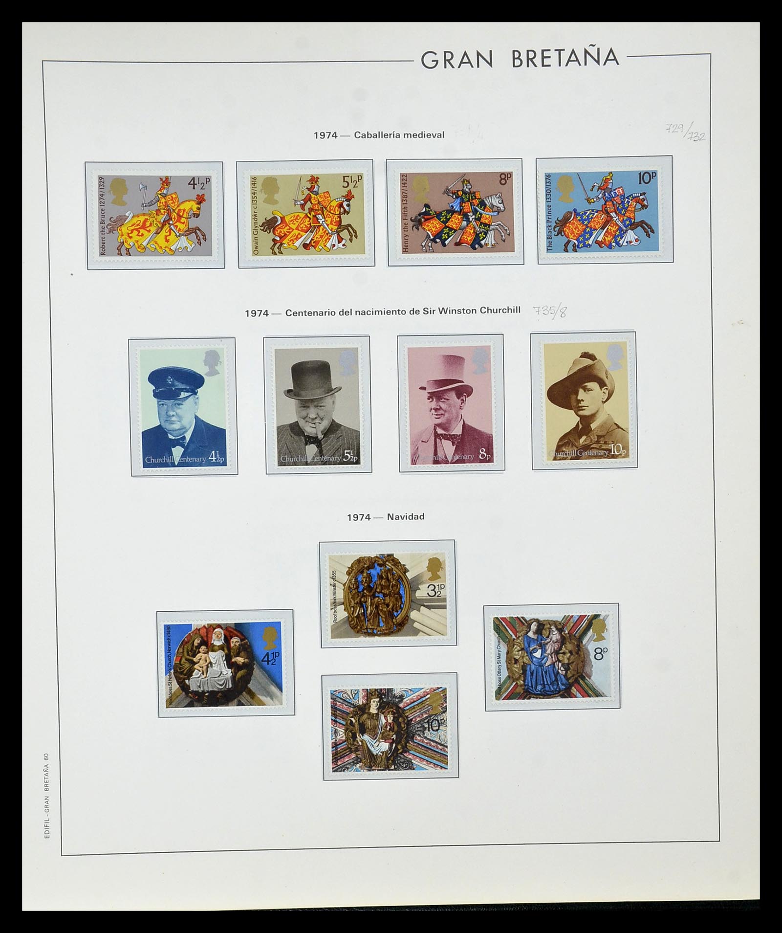 35094 056 - Postzegelverzameling 35094 Engeland 1841-1981.