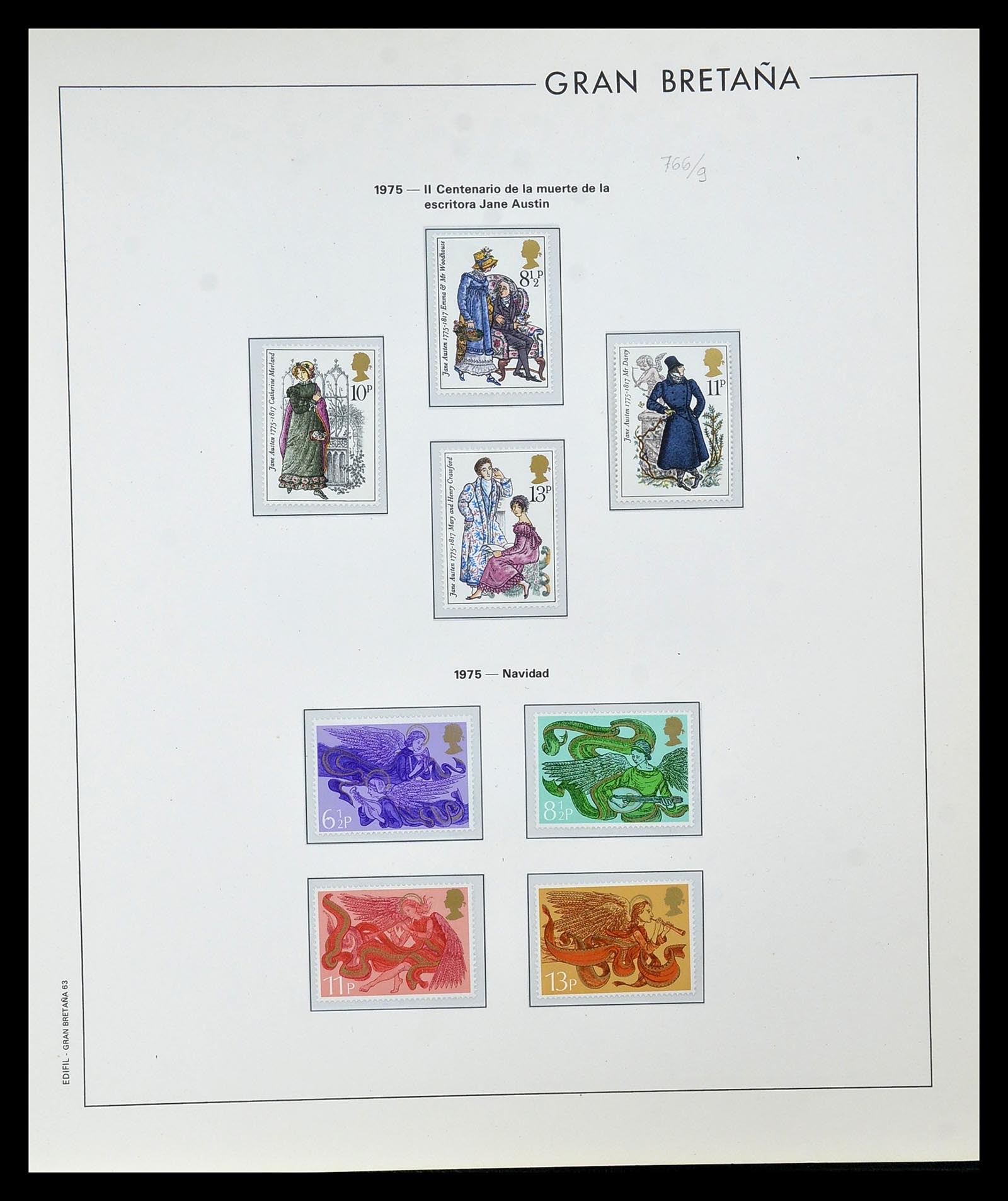35094 059 - Postzegelverzameling 35094 Engeland 1841-1981.