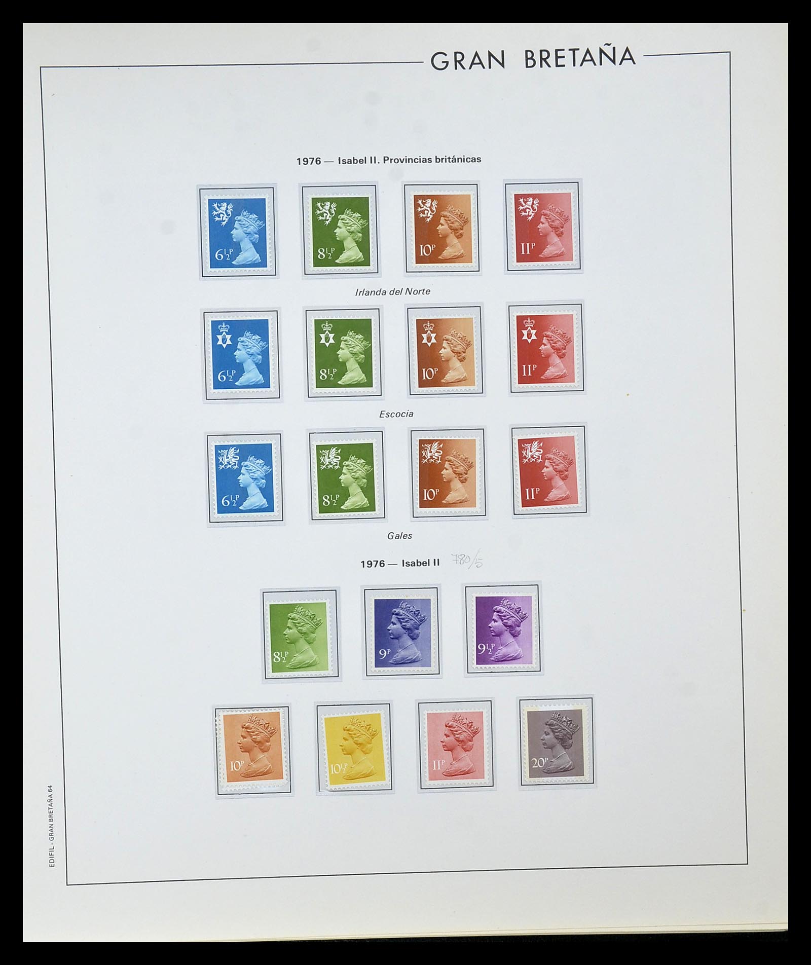 35094 060 - Postzegelverzameling 35094 Engeland 1841-1981.