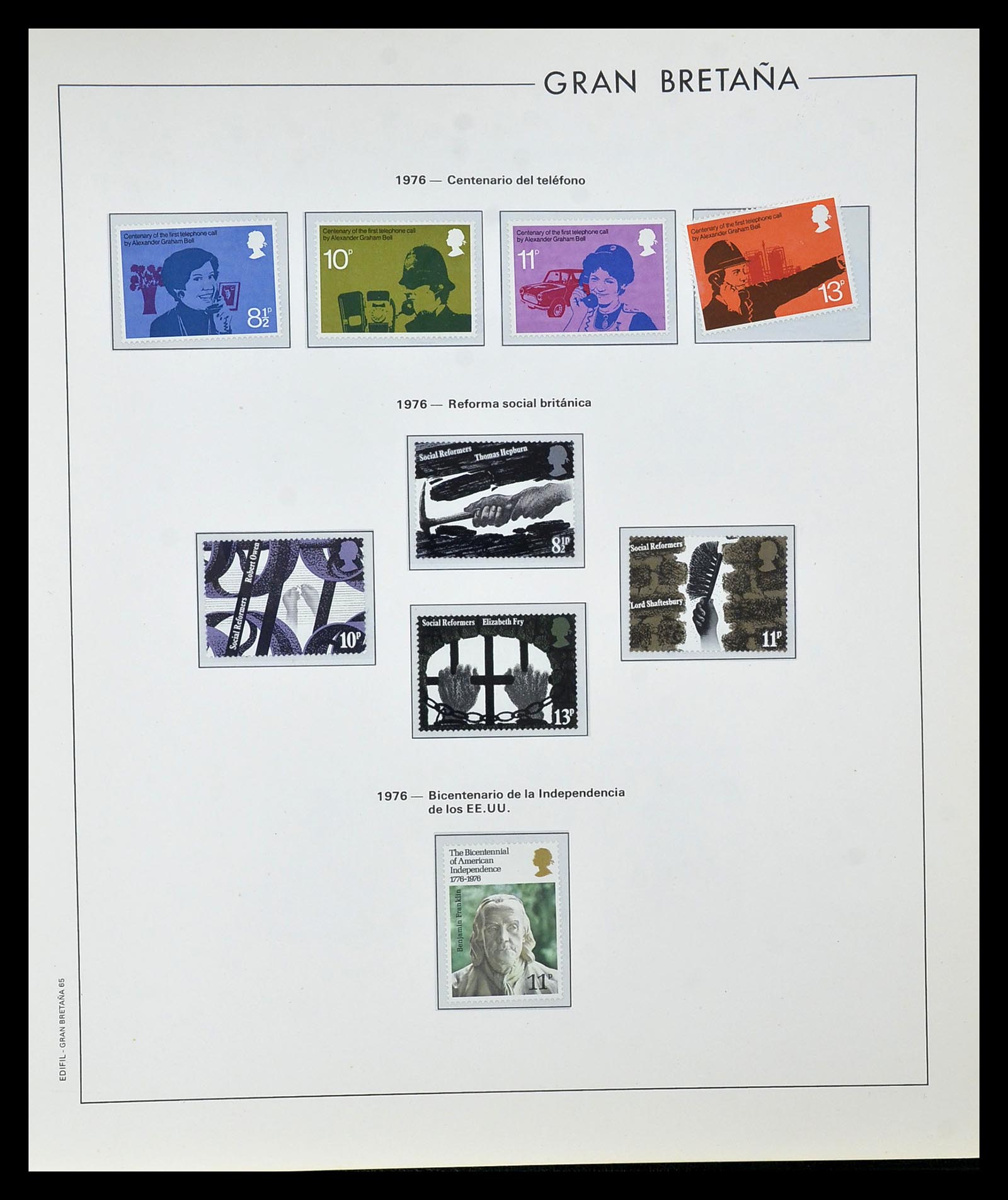 35094 061 - Postzegelverzameling 35094 Engeland 1841-1981.