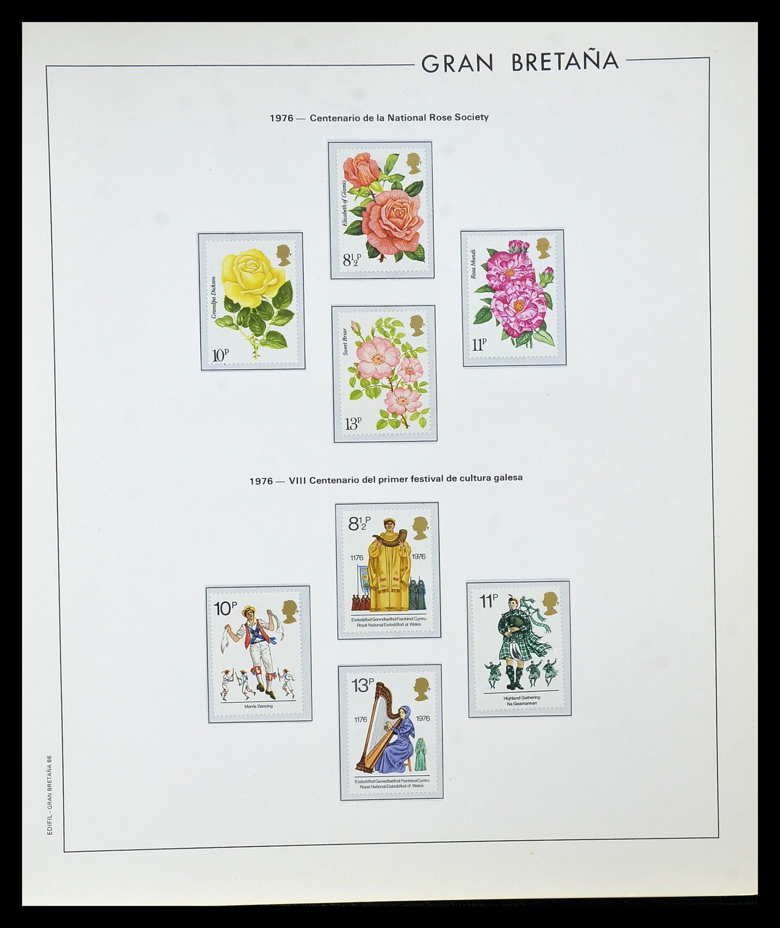35094 062 - Postzegelverzameling 35094 Engeland 1841-1981.