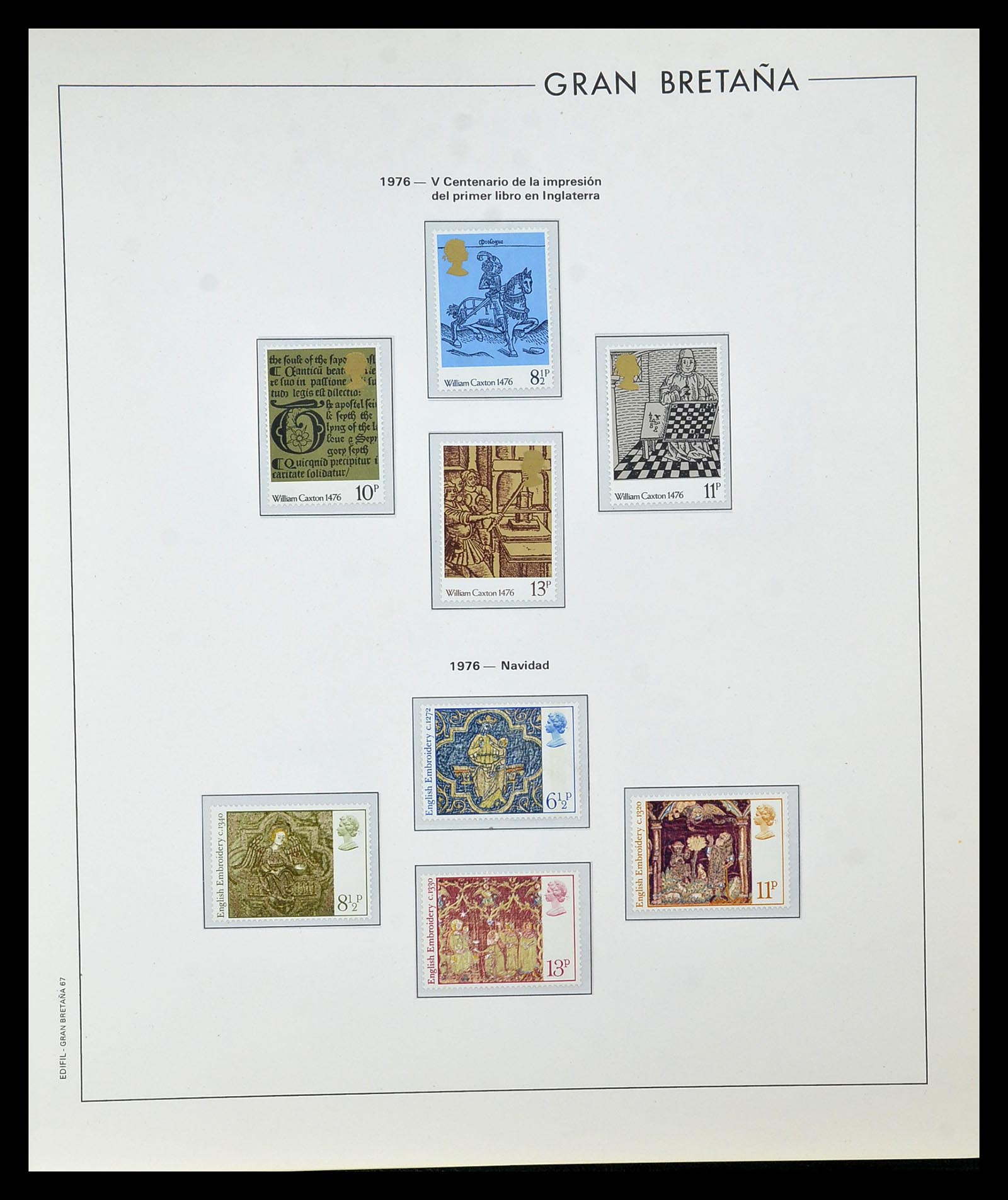 35094 063 - Postzegelverzameling 35094 Engeland 1841-1981.