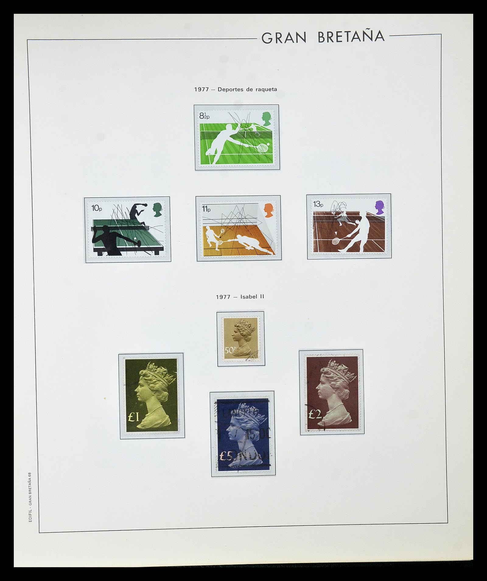 35094 064 - Postzegelverzameling 35094 Engeland 1841-1981.