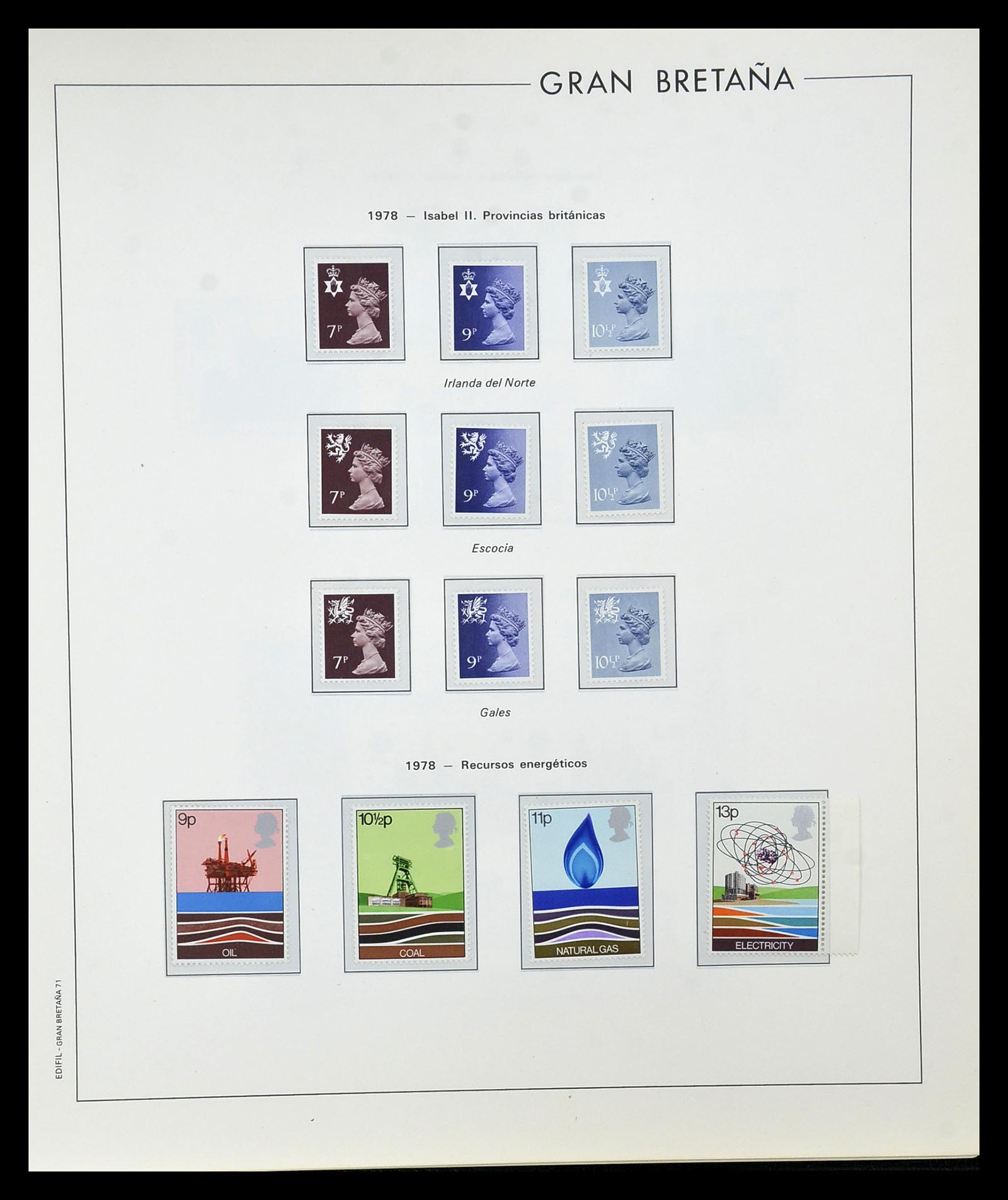 35094 067 - Postzegelverzameling 35094 Engeland 1841-1981.