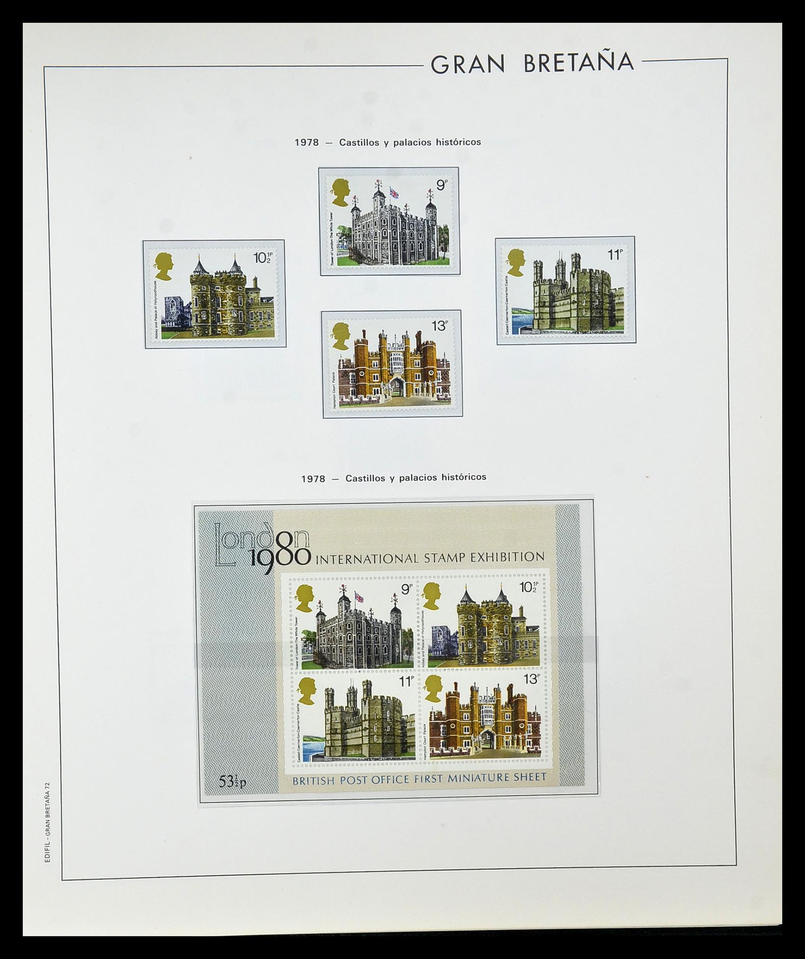 35094 068 - Postzegelverzameling 35094 Engeland 1841-1981.