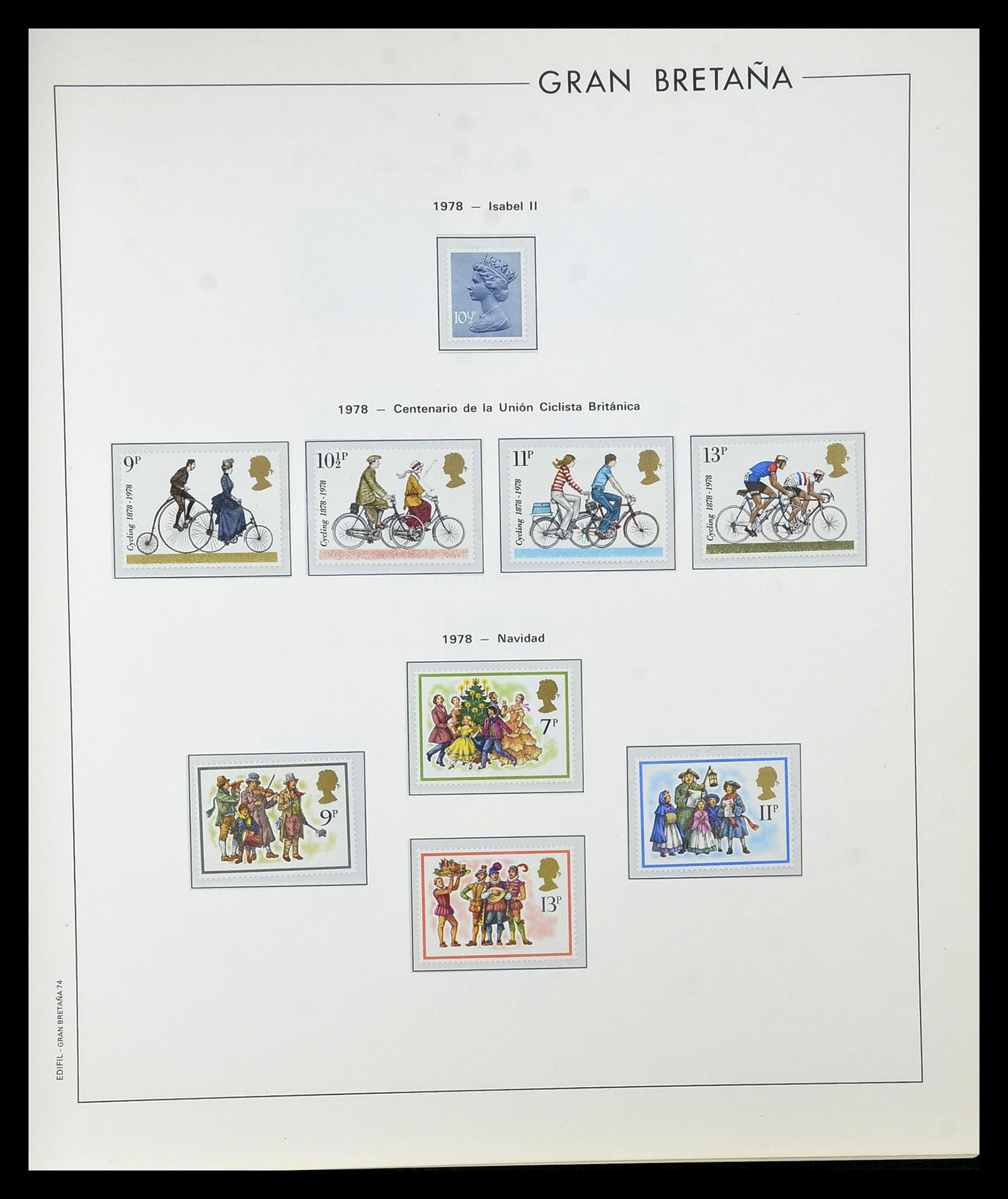 35094 070 - Postzegelverzameling 35094 Engeland 1841-1981.